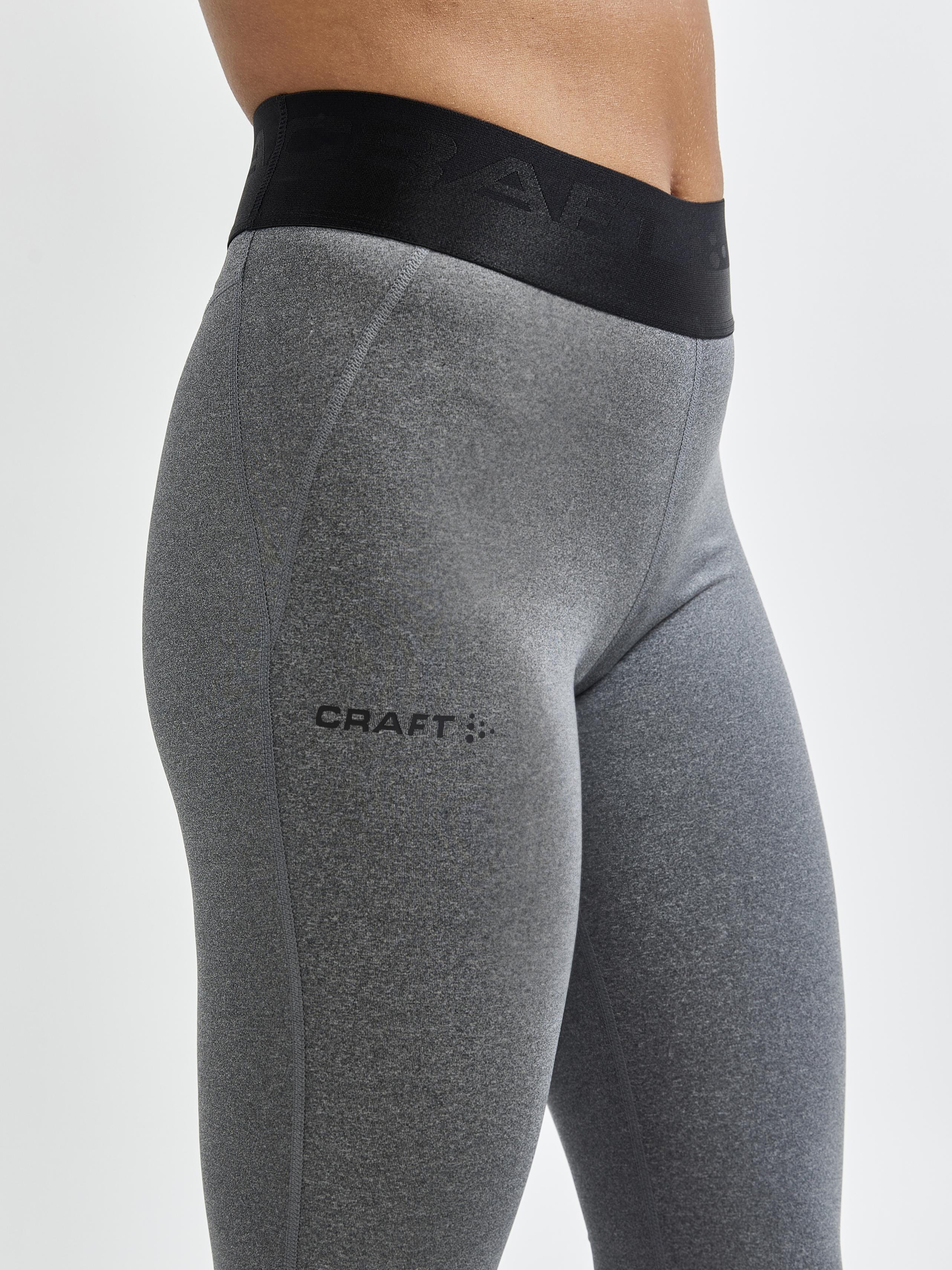 Women's Core Essence Training Tights - Dk Grey Melange - Image 3