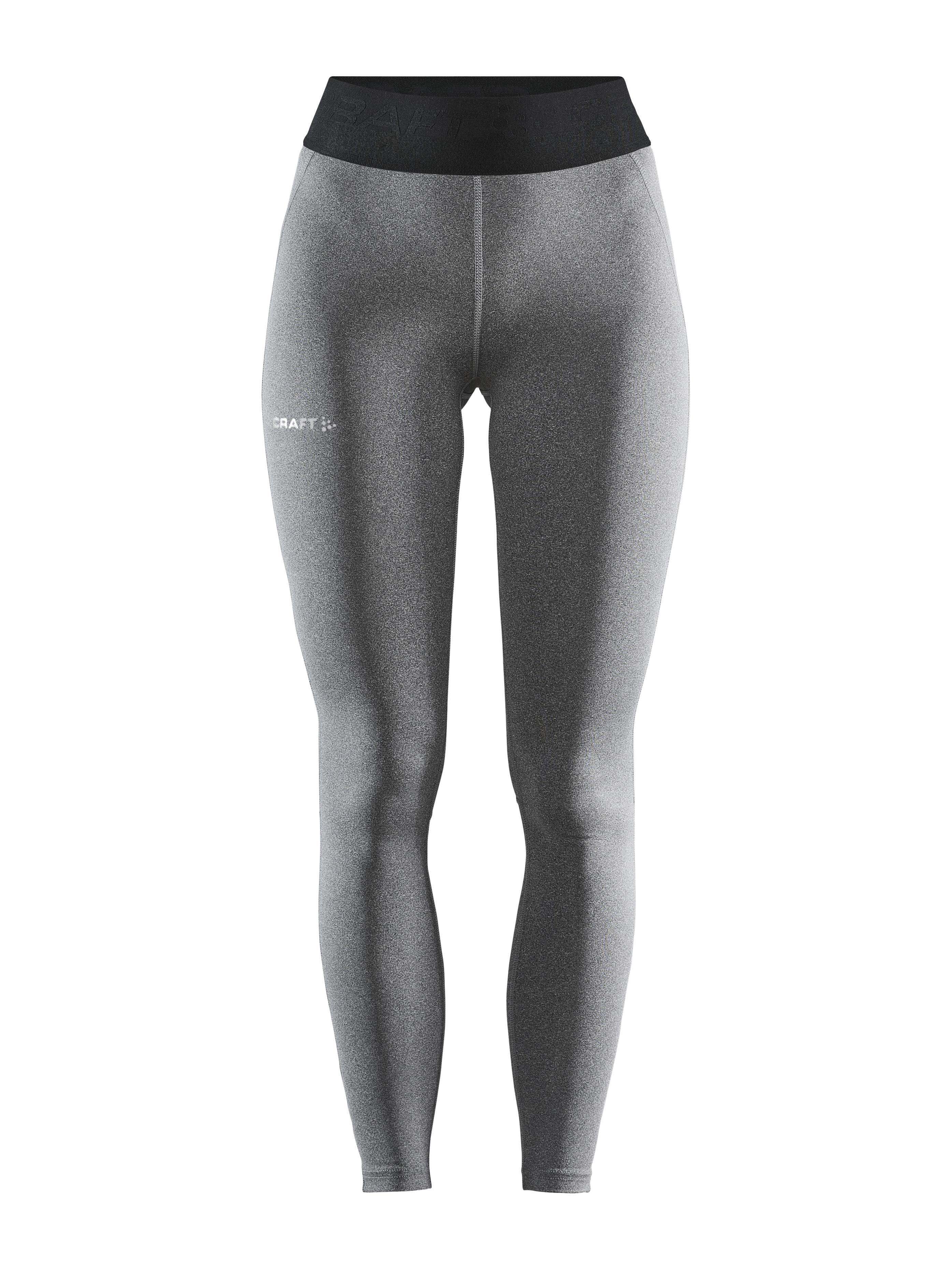 Women's Core Essence Training Tights - Dk Grey Melange - Image 5