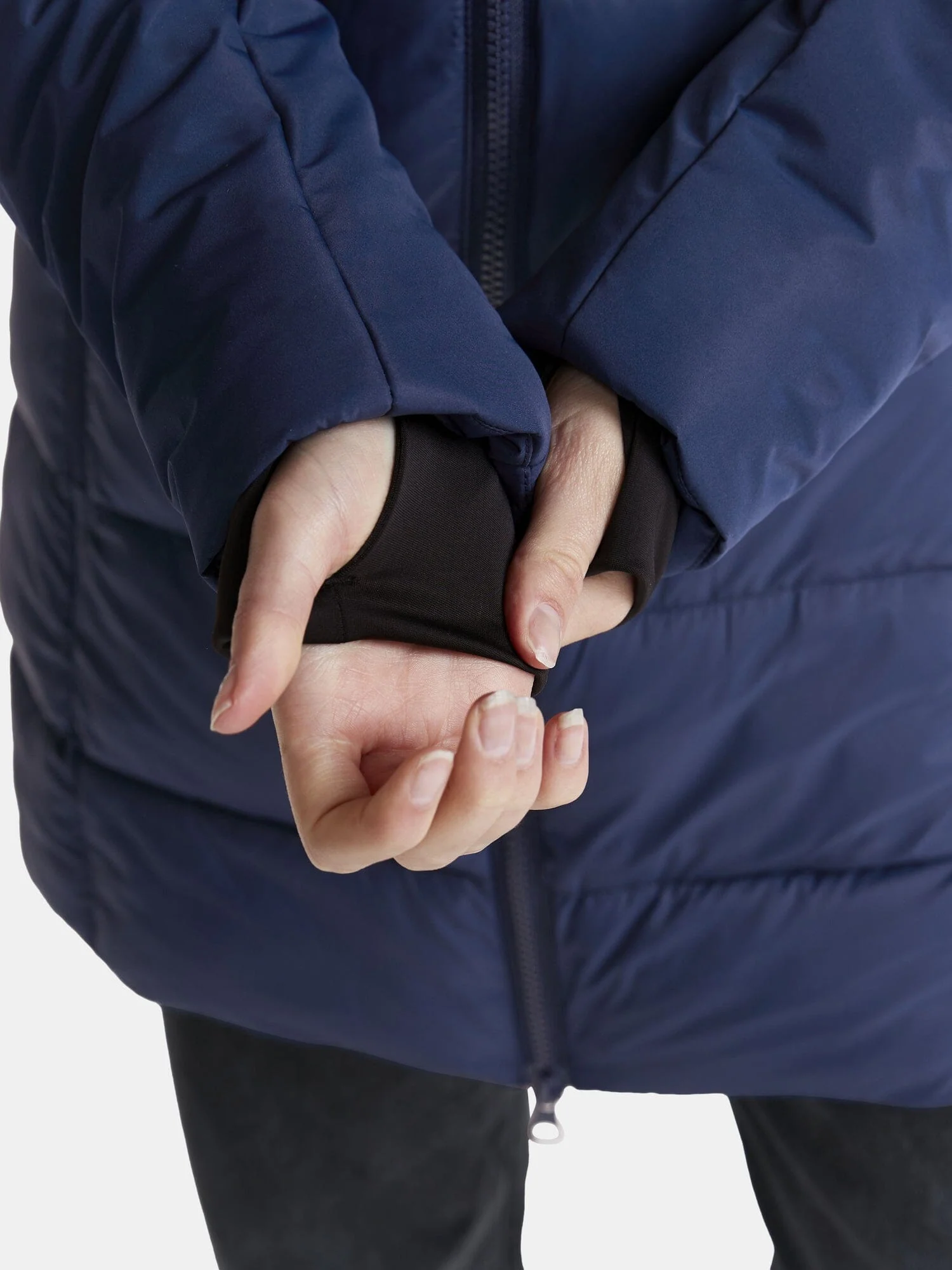 Women's Core Evolve Isolate Parka - NAVY - Image 6