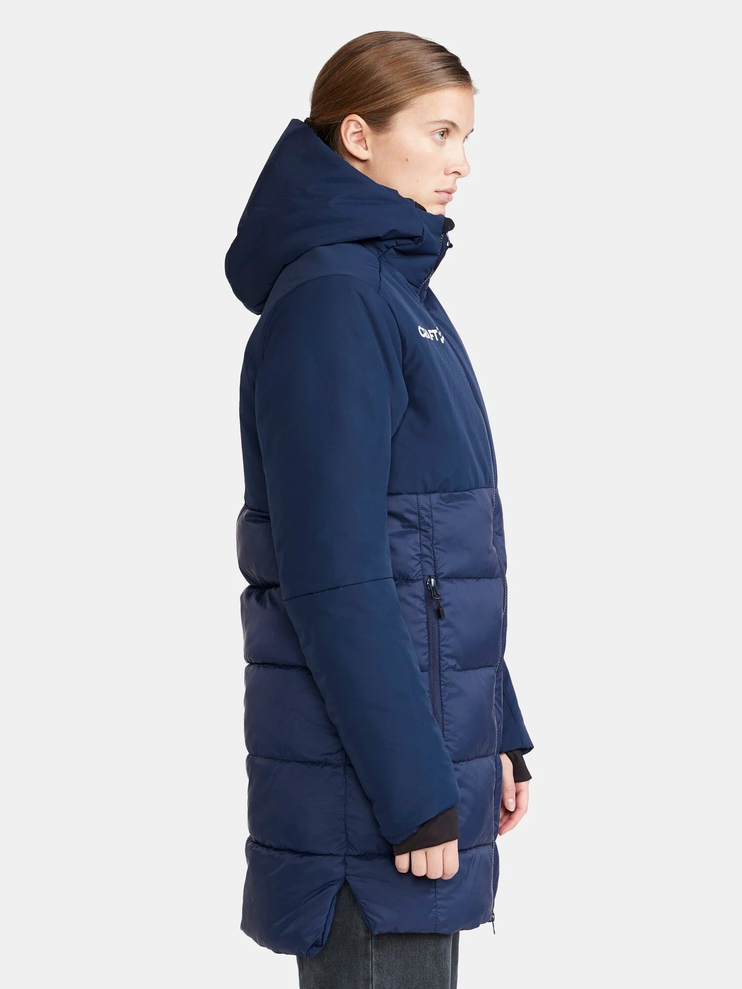 Women's Core Evolve Isolate Parka - NAVY - Image 7