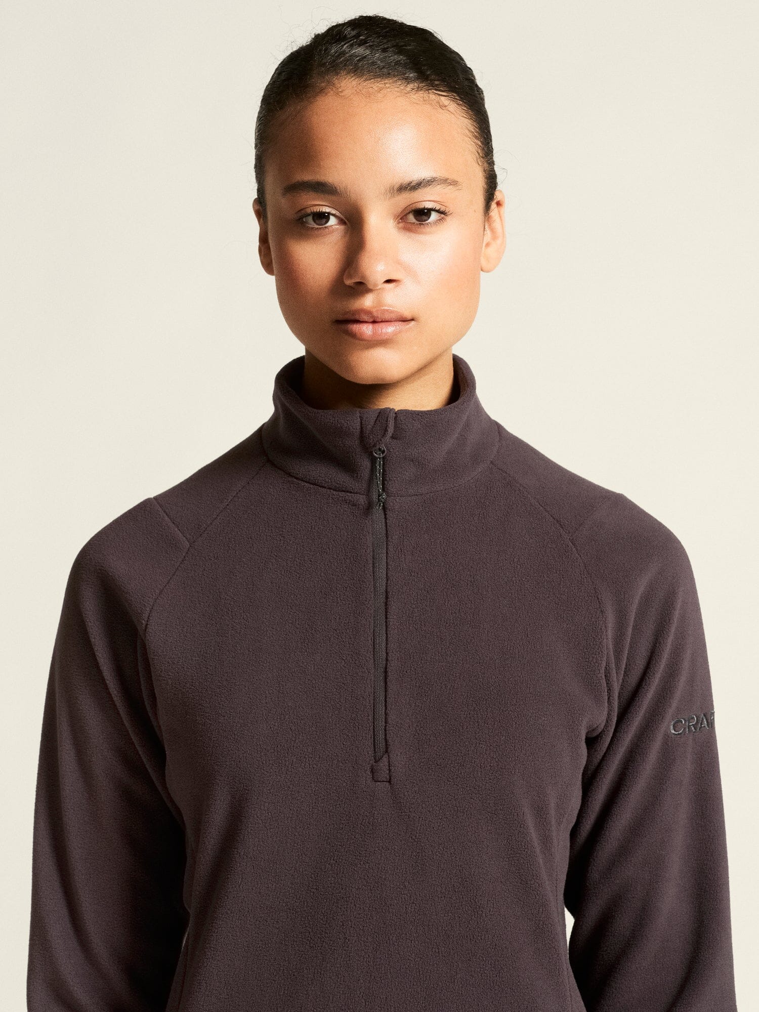 Women's Core Explore Fleece Midlayer - DK Plum - Image 3