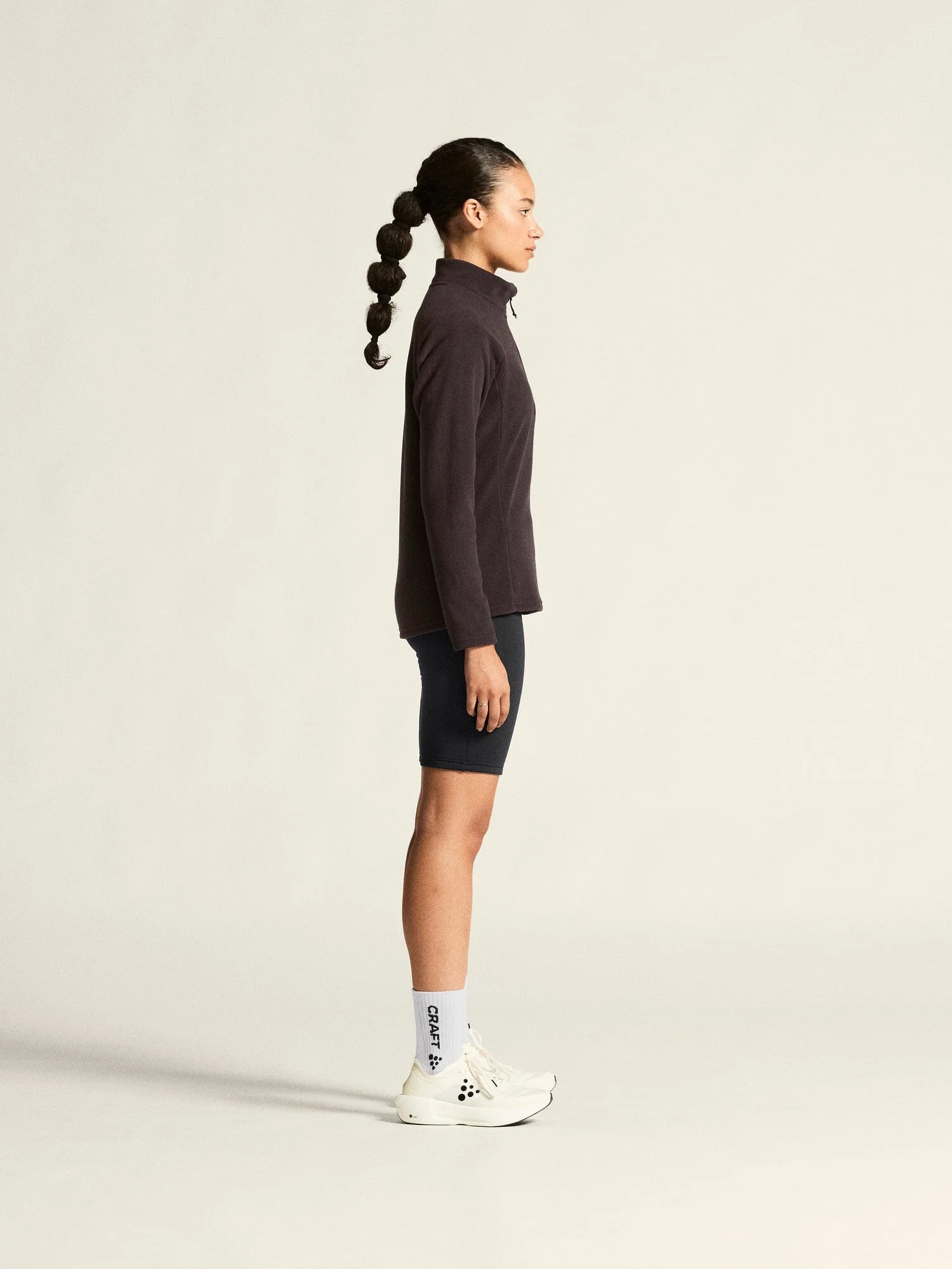 Women's Core Explore Fleece Midlayer - DK Plum - Image 6