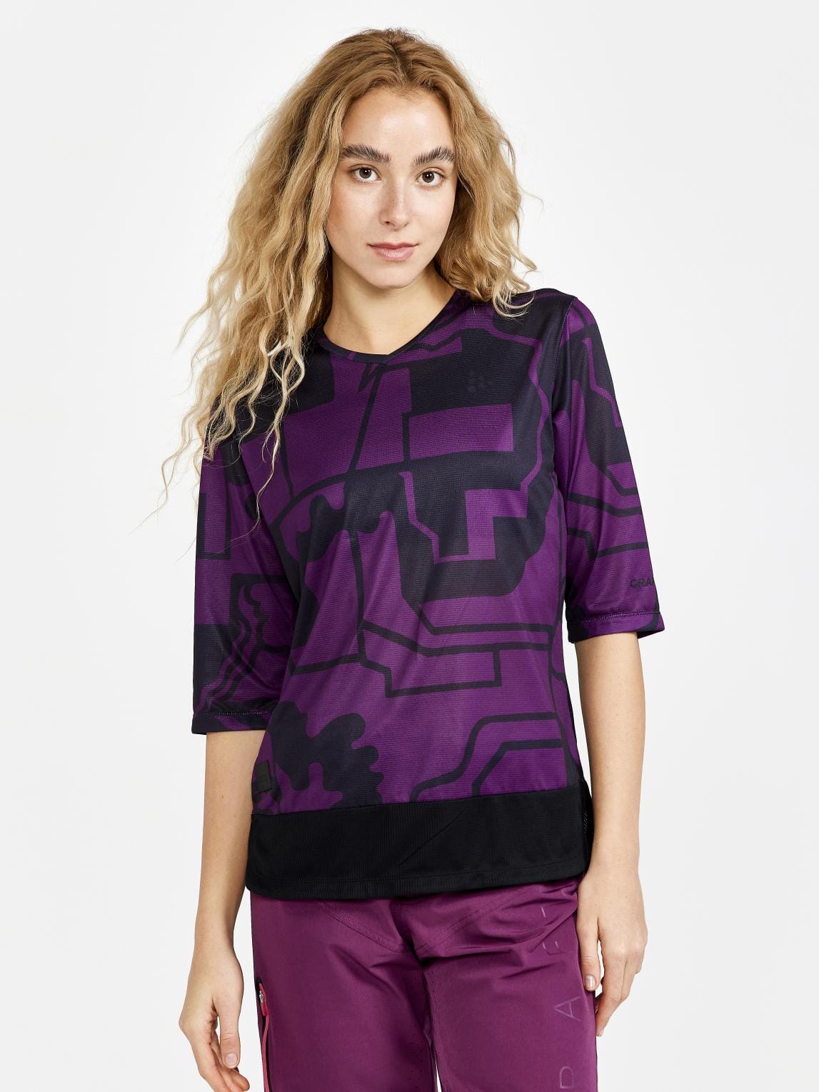 Women's Core Gravel Short Sleeve Tee - BLOSSOM-BLACK