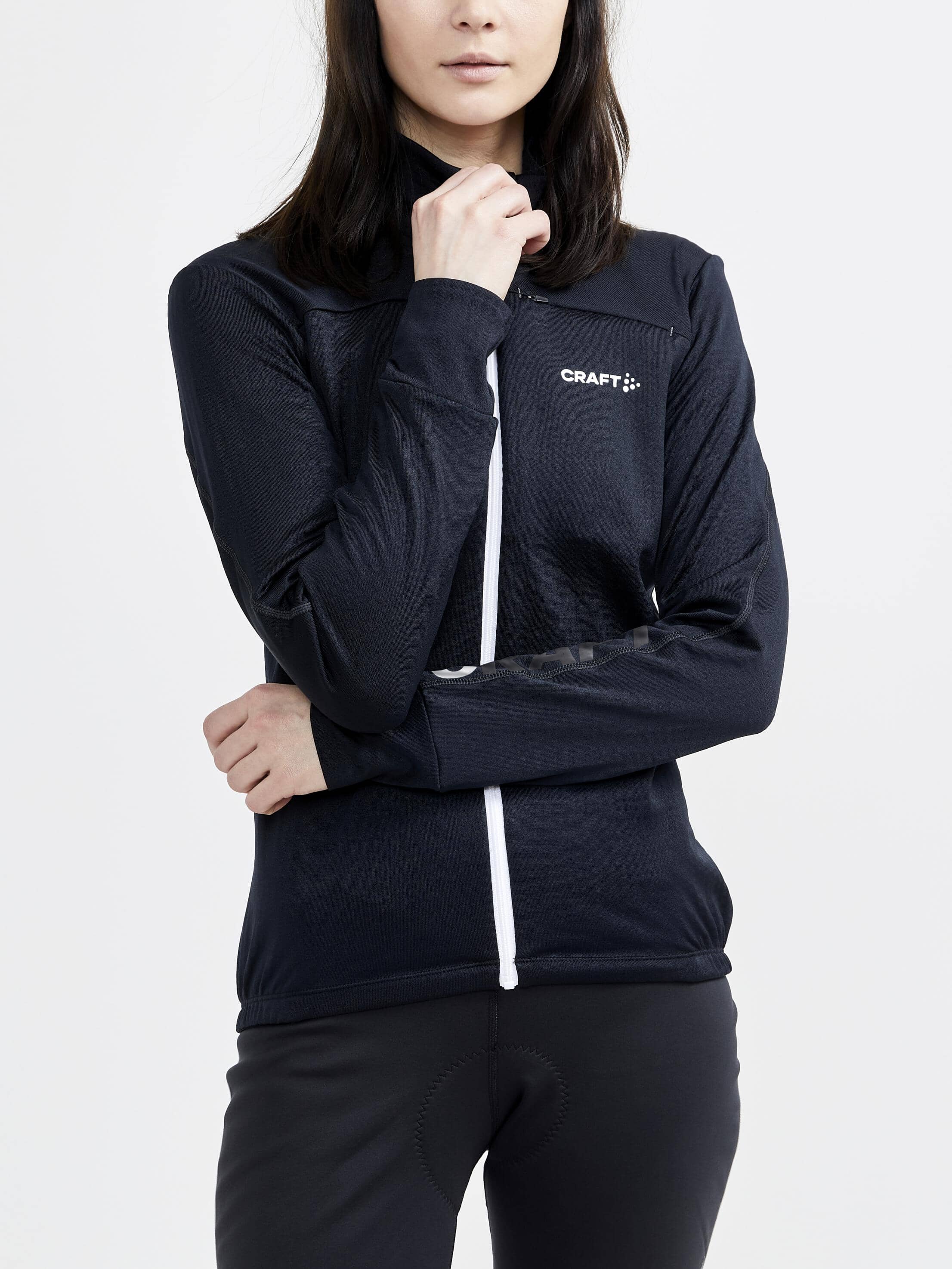 Women's Core  SubZ Cycling Jersey - Black/Silver Reflective - Image 35