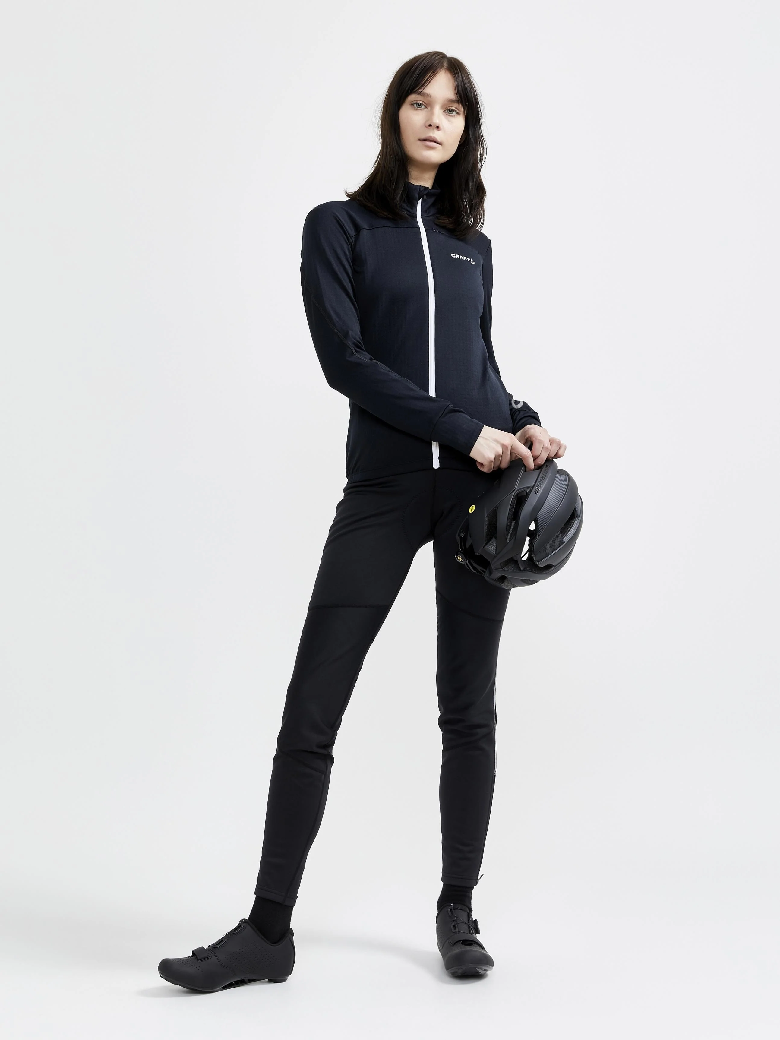 Women's Core  SubZ Cycling Jersey - Black/Silver Reflective - Image 40
