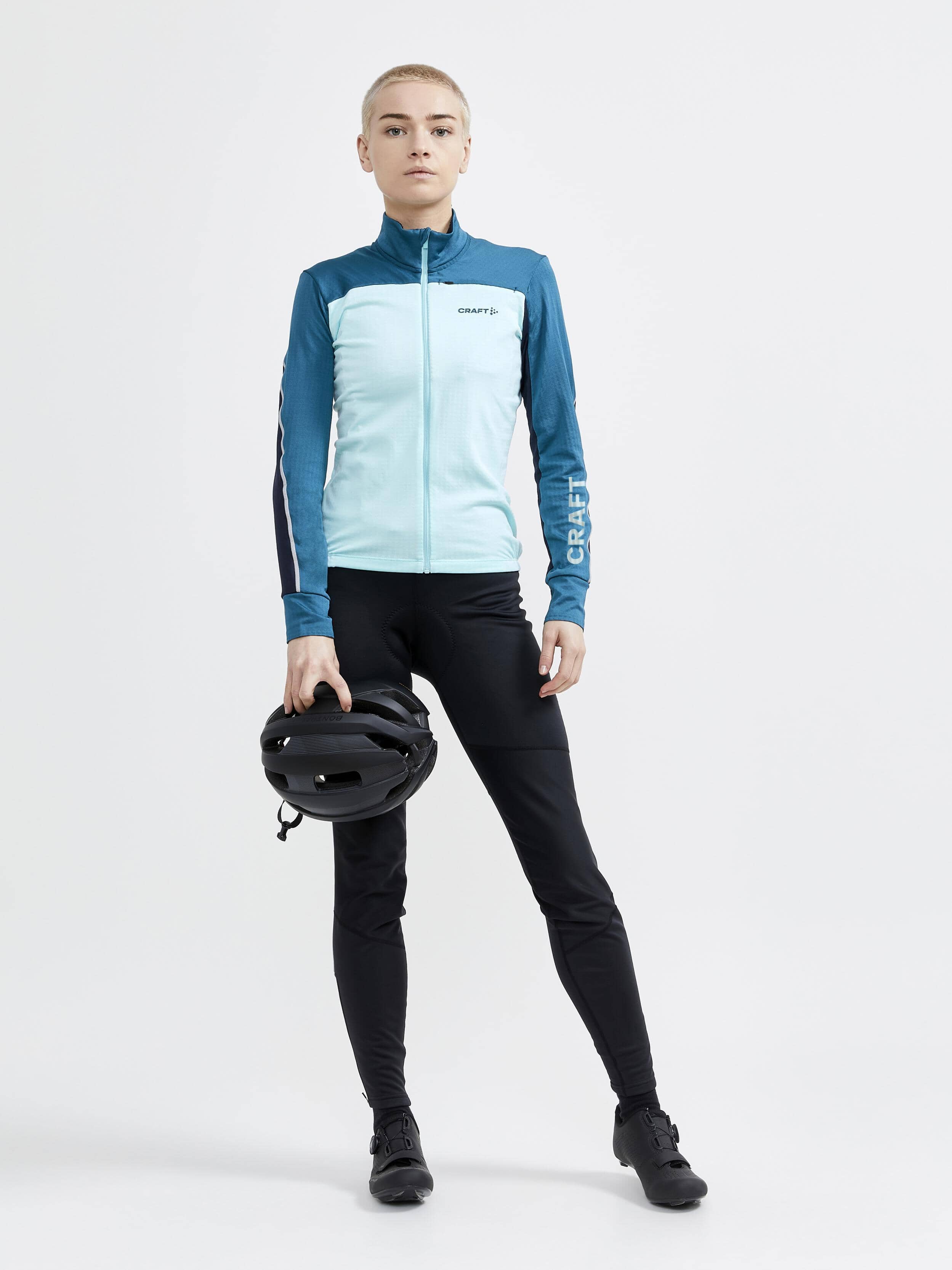 Women's Core  SubZ Cycling Jersey - Black/Silver Reflective - Image 6
