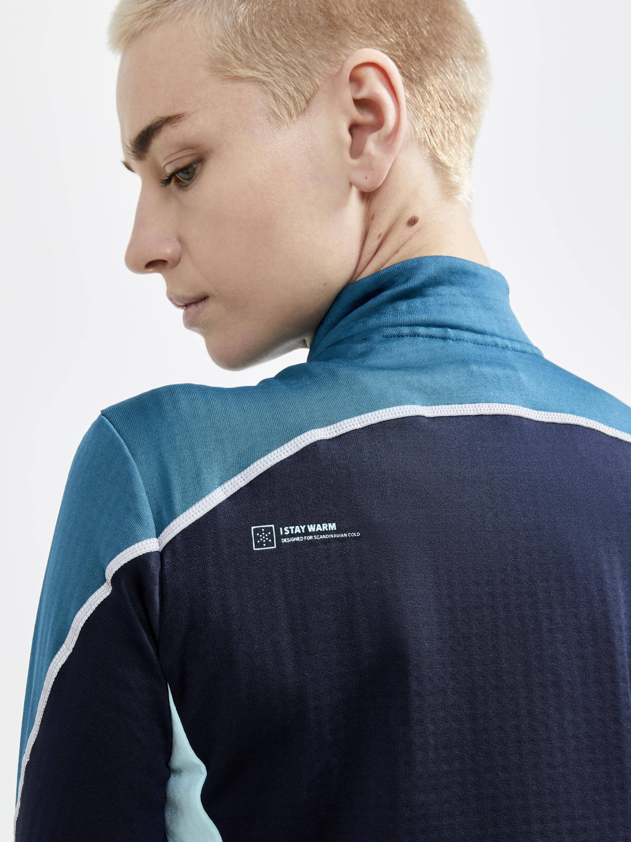 Women's Core  SubZ Cycling Jersey - SULFUR-TIDE - Image 3