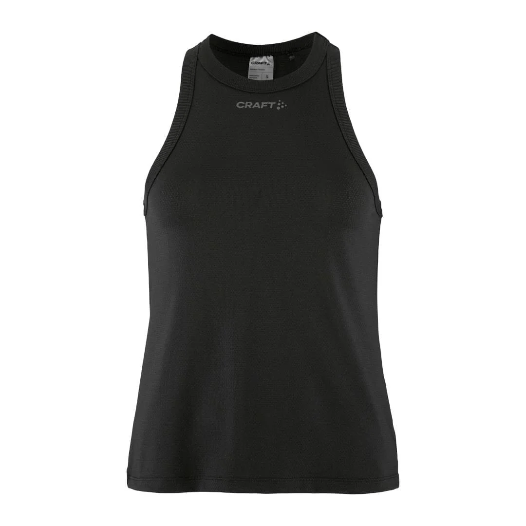 Women's Core Tone Mesh Training Singlet - Black - Image 5