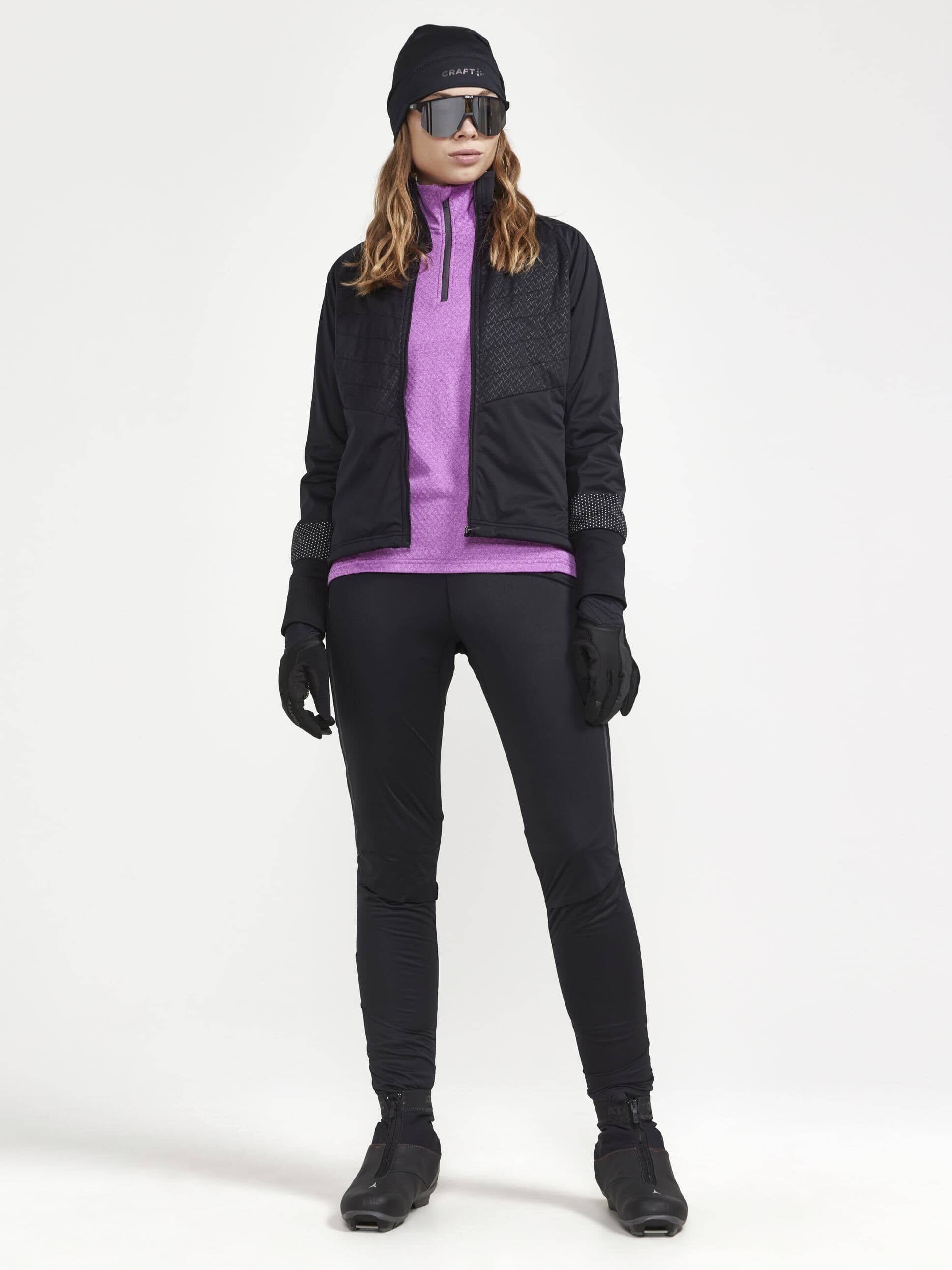 Women's Core Trim Thermal Midlayer - CASSIUS-MELANGE - Image 6