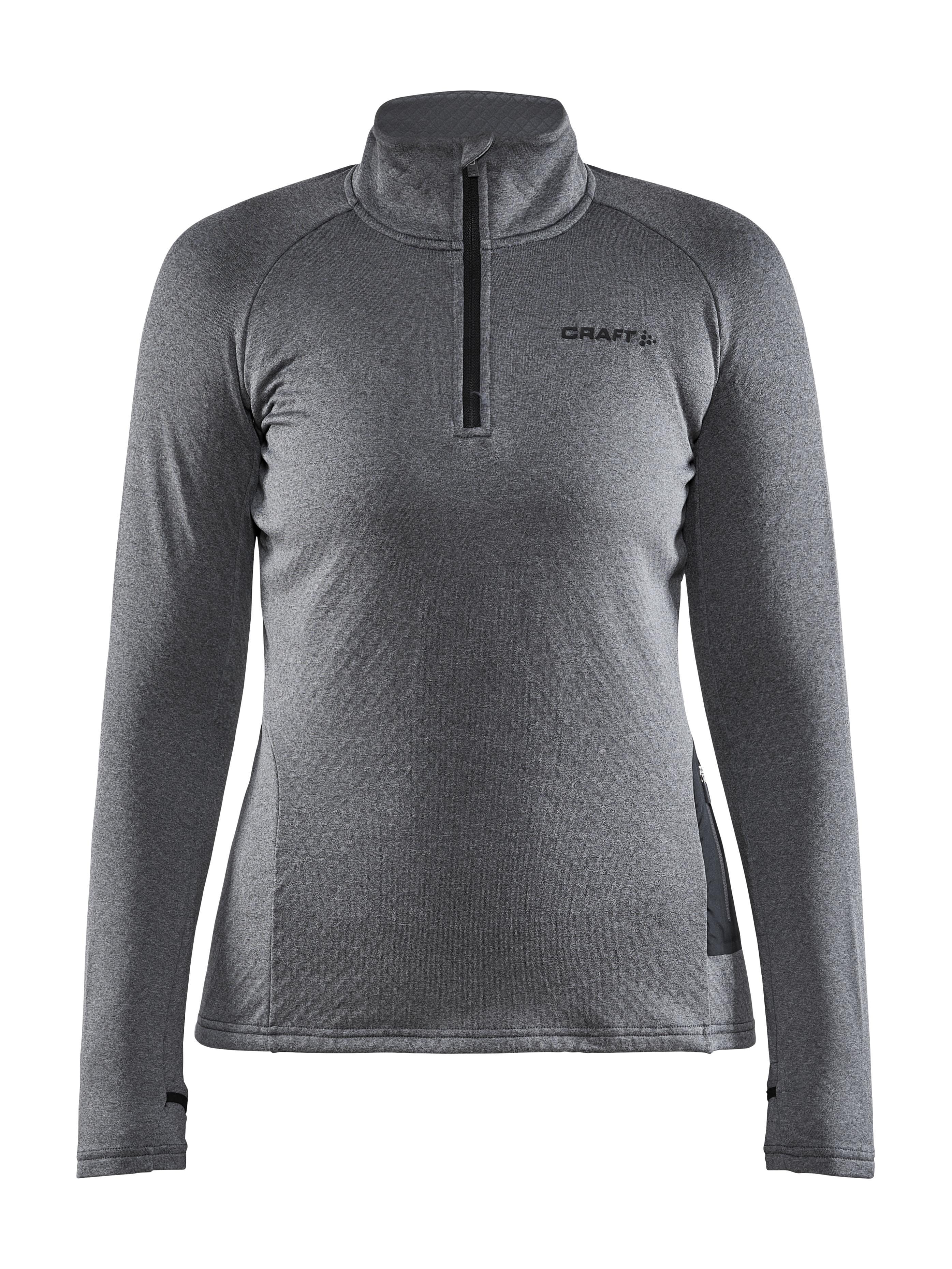 Women's Core Trim Thermal Midlayer - Dk Grey Melange - Image 7