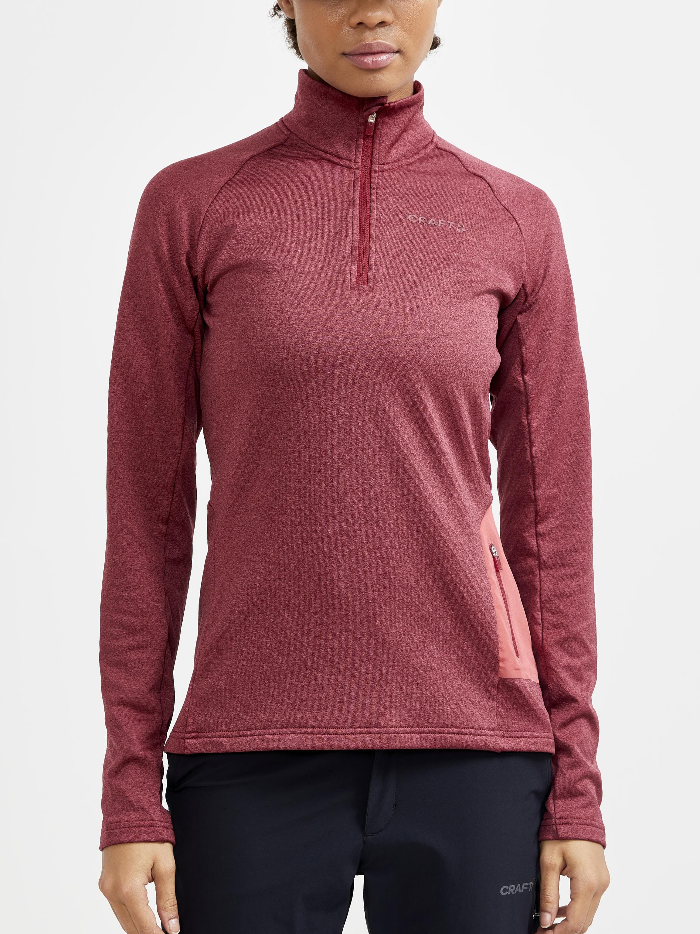 Women's Core Trim Thermal Midlayer - GREY MELANGE - Image 14