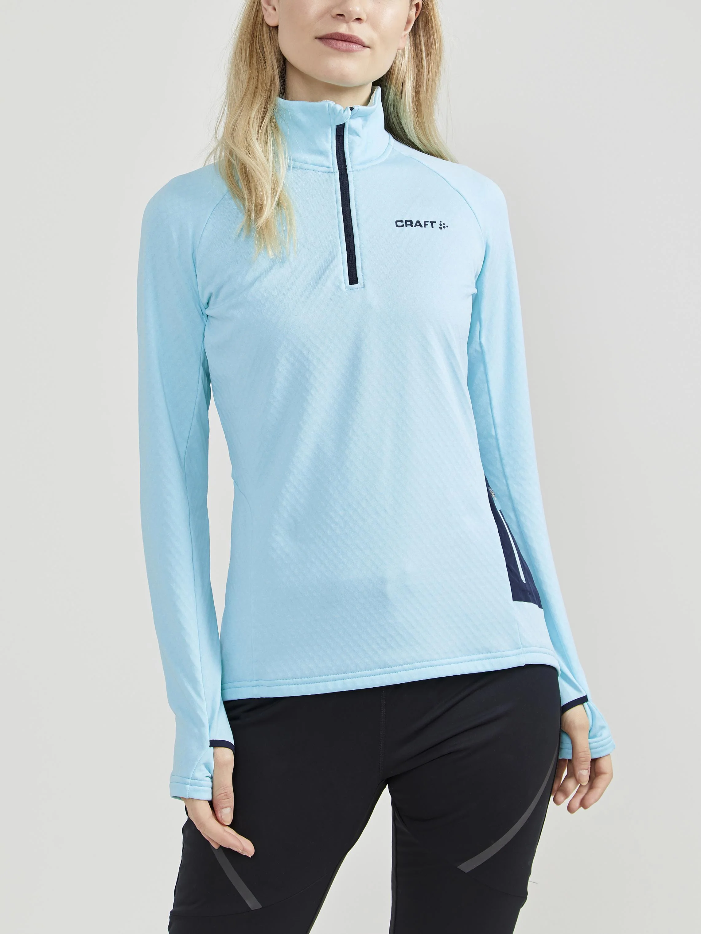 Women's Core Trim Thermal Midlayer - GREY MELANGE - Image 22