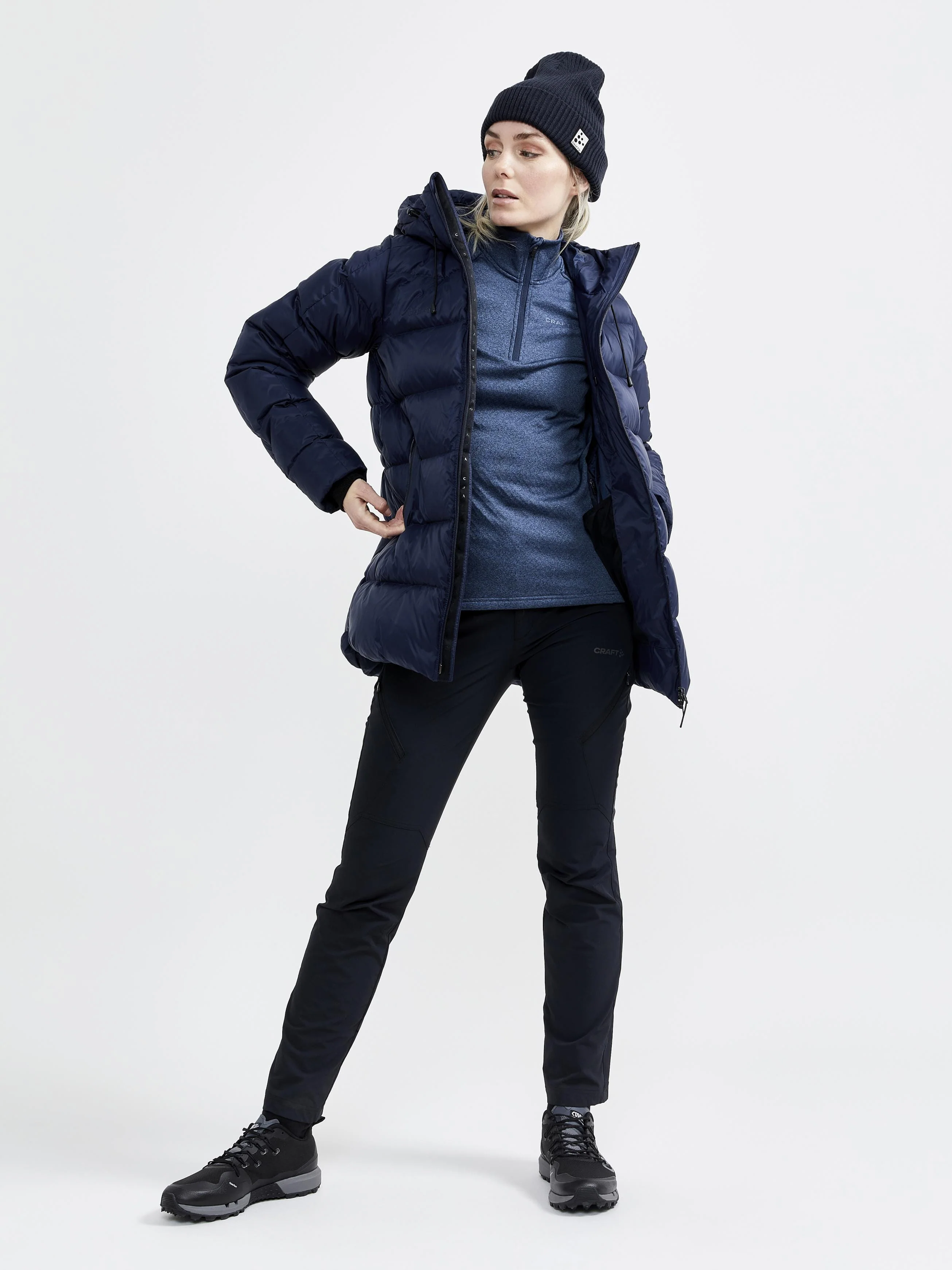 Women's Core Trim Thermal Midlayer - GREY MELANGE - Image 32