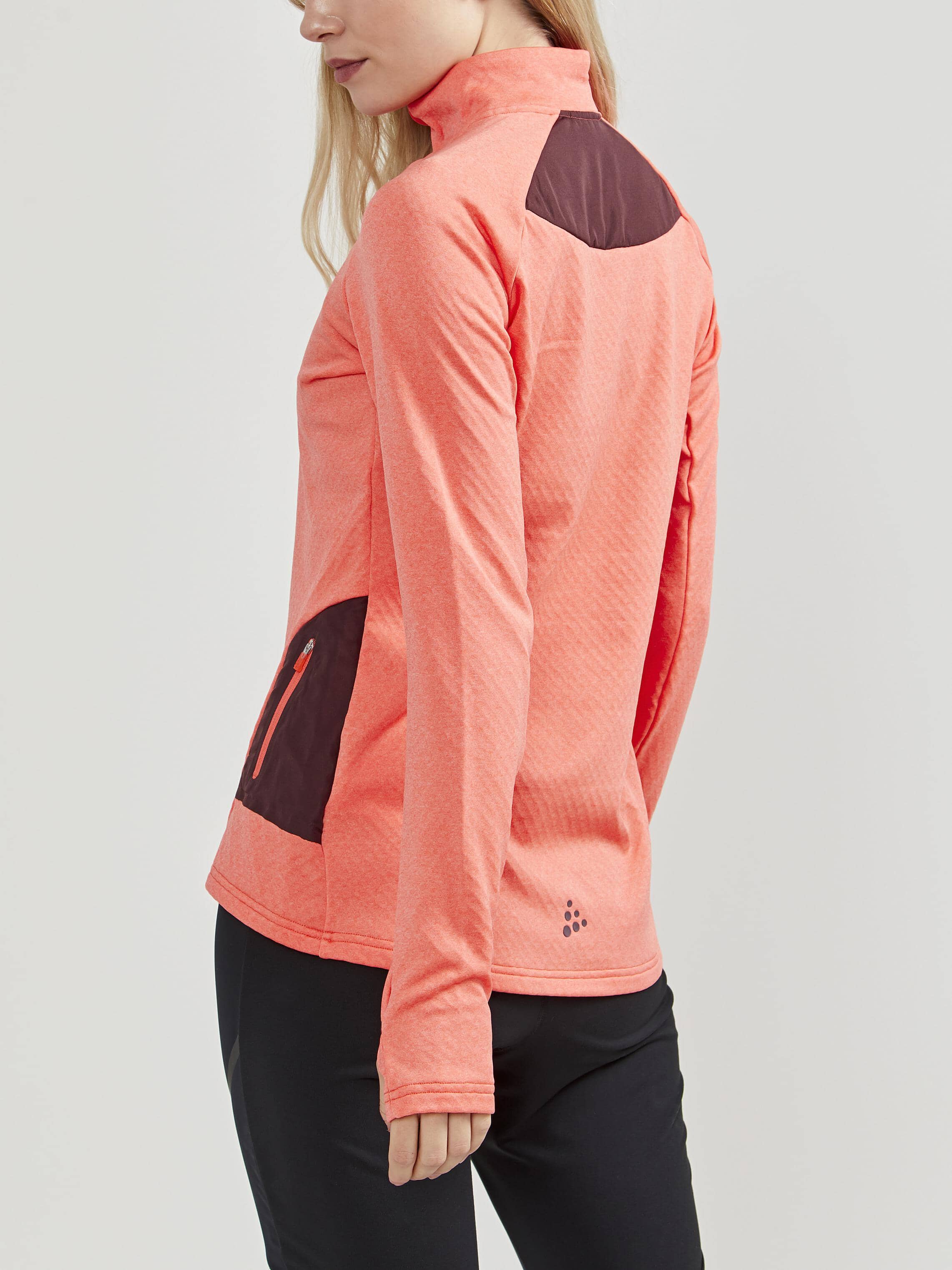 Women's Core Trim Thermal Midlayer - GREY MELANGE - Image 42