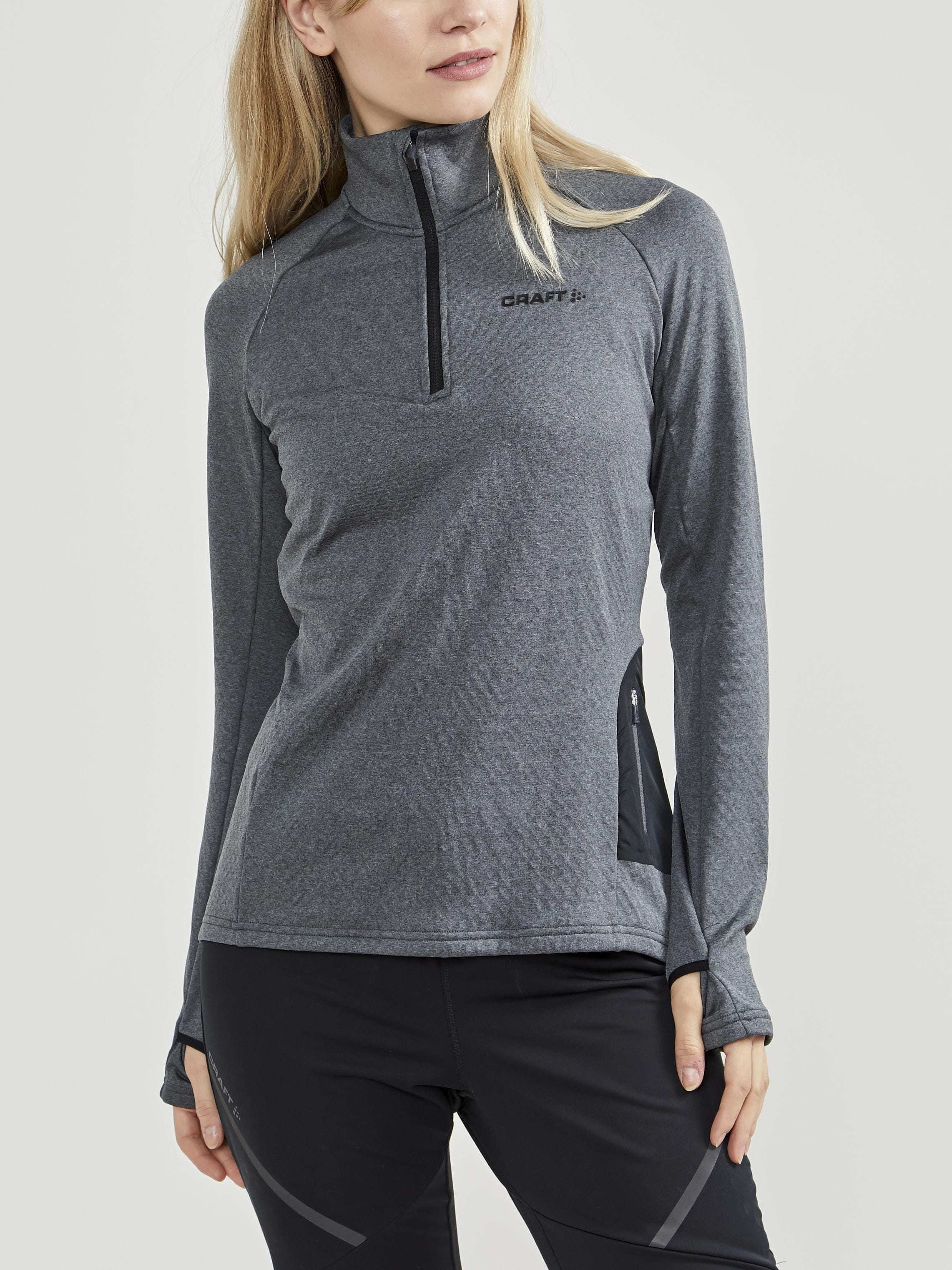 Women's Core Trim Thermal Midlayer - GREY MELANGE - Image 47