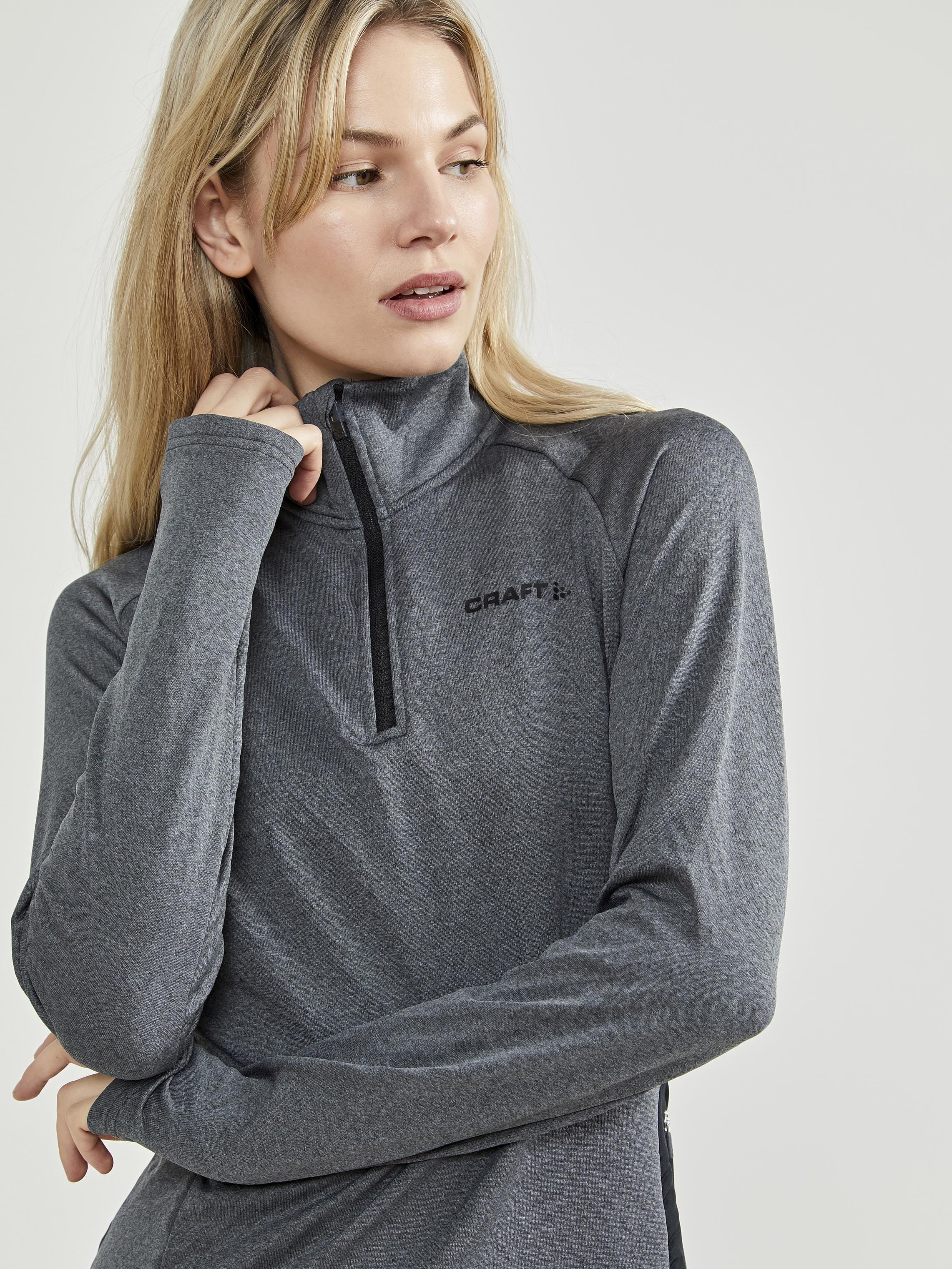 Women's Core Trim Thermal Midlayer - GREY MELANGE - Image 49