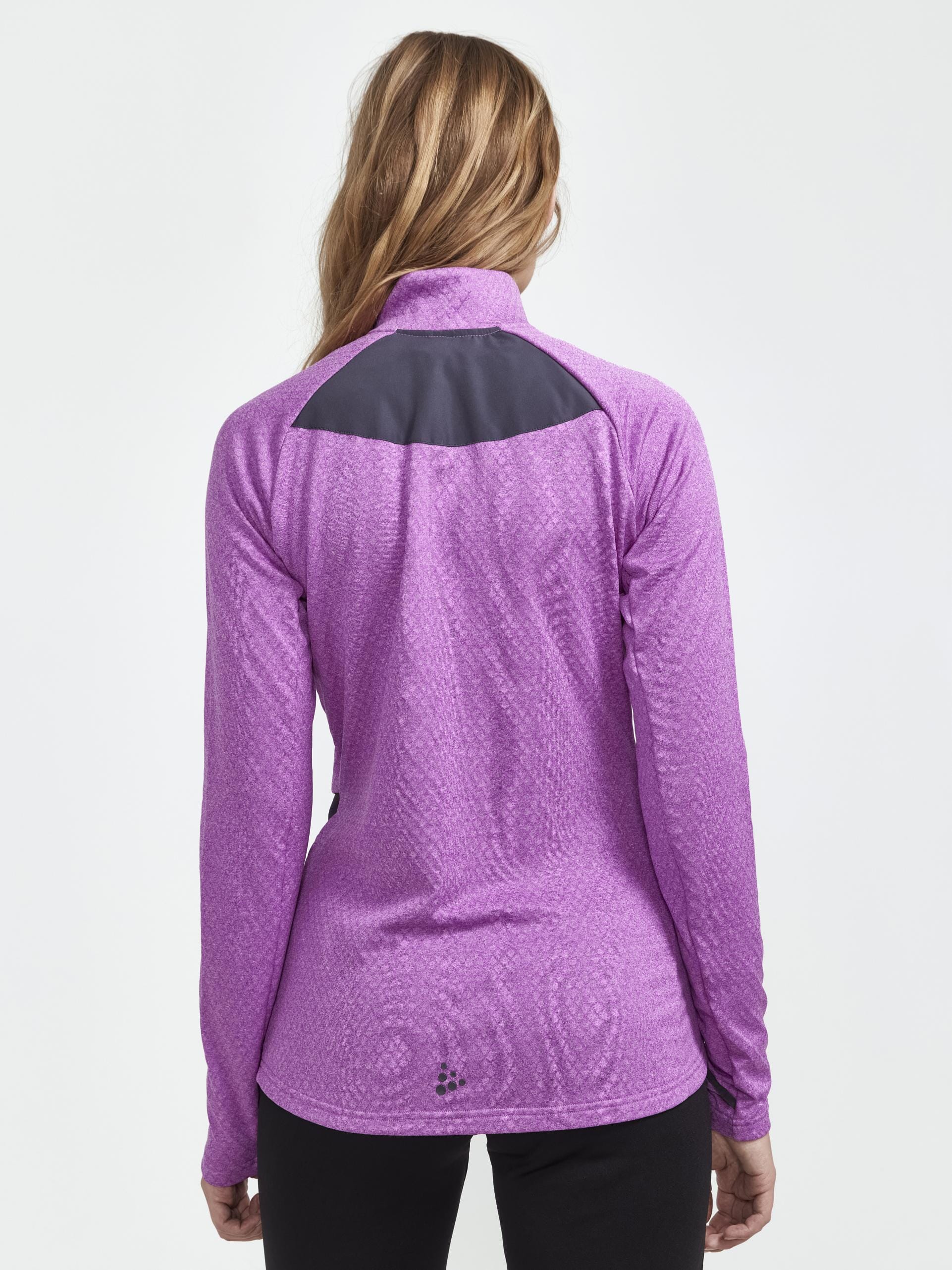 Women's Core Trim Thermal Midlayer - GREY MELANGE - Image 8