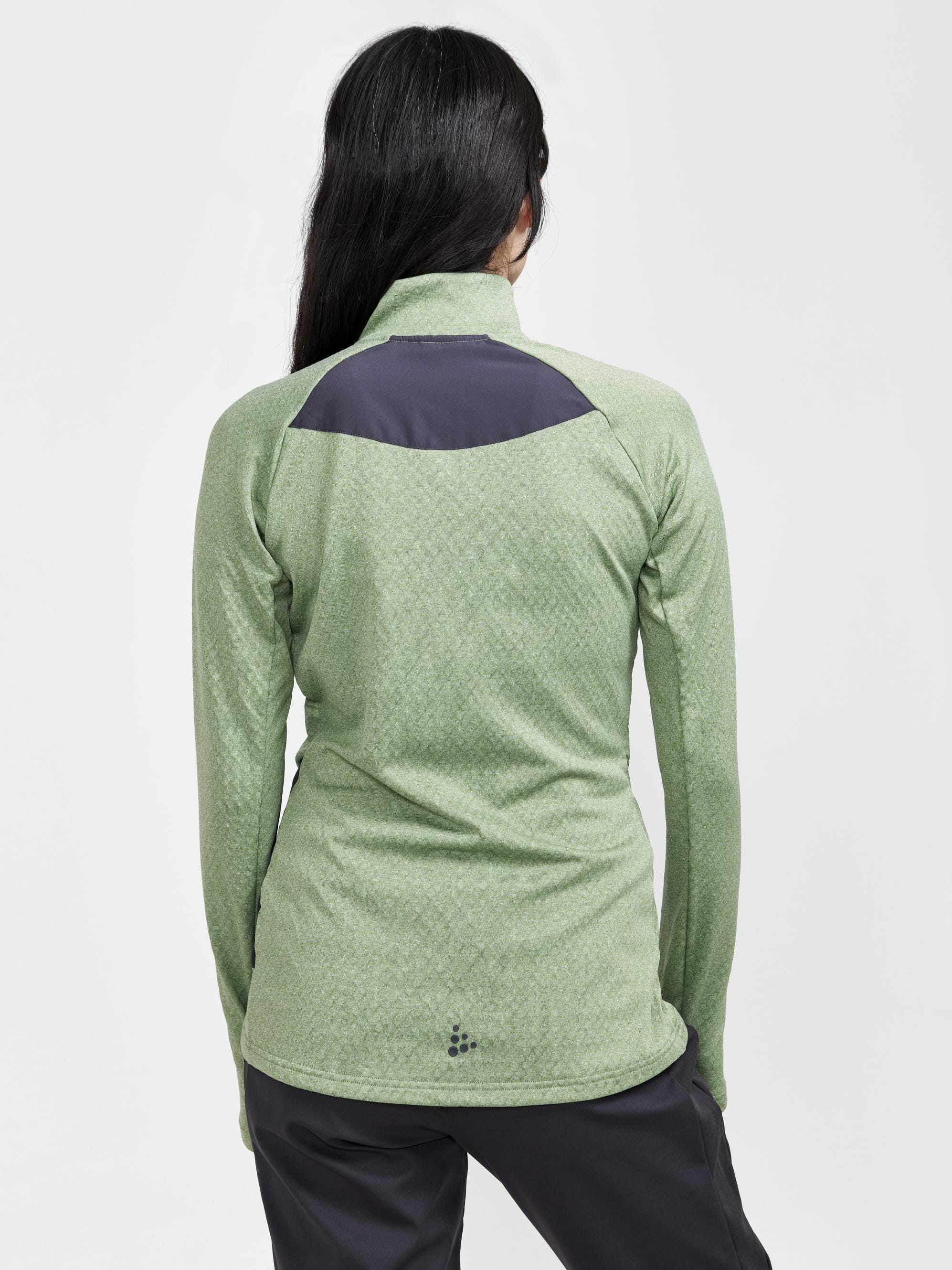 Women's Core Trim Thermal Midlayer - JADE-MELANGE - Image 2