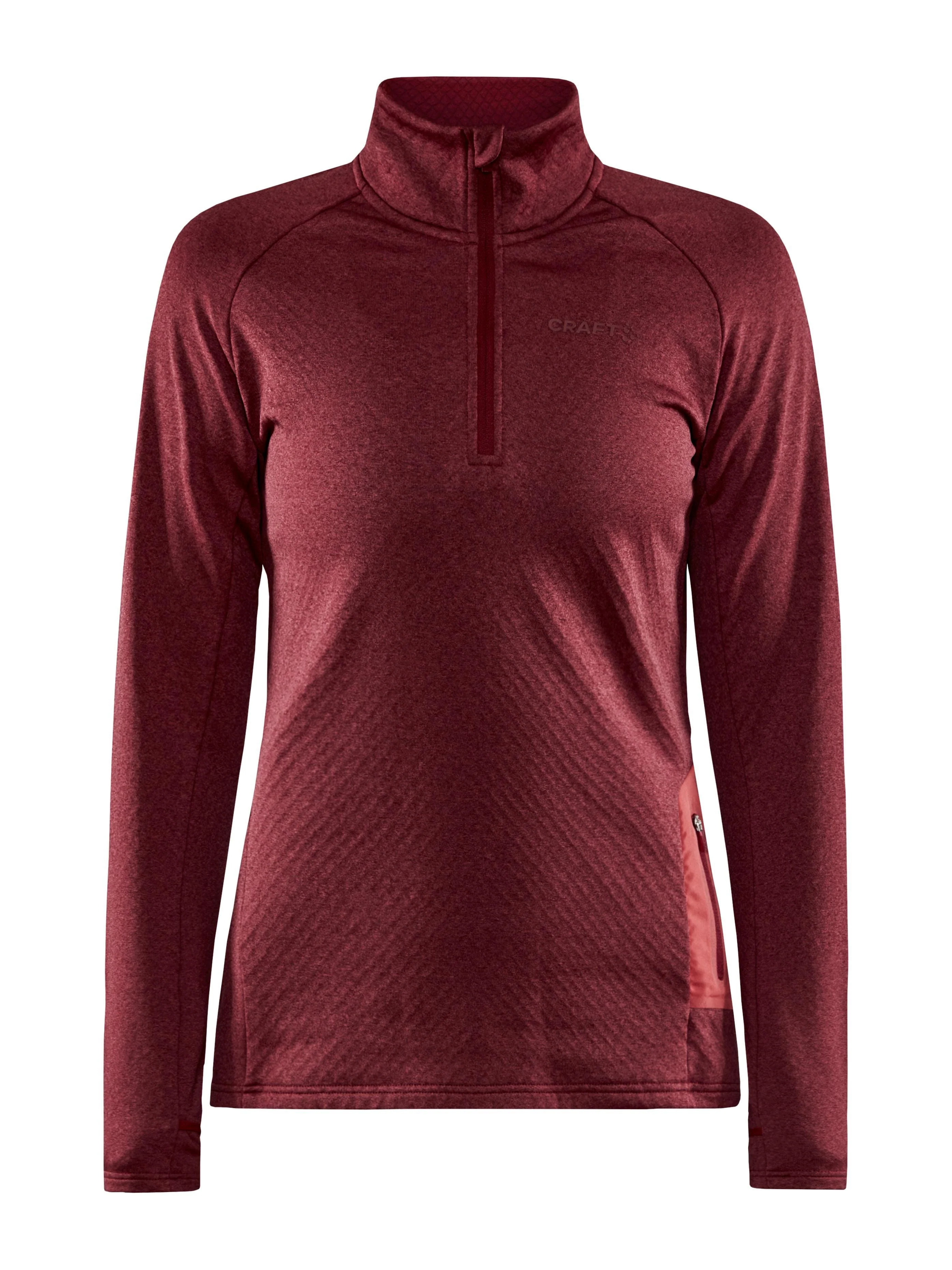 Women's Core Trim Thermal Midlayer - RHUBARB MELANGE - Image 8