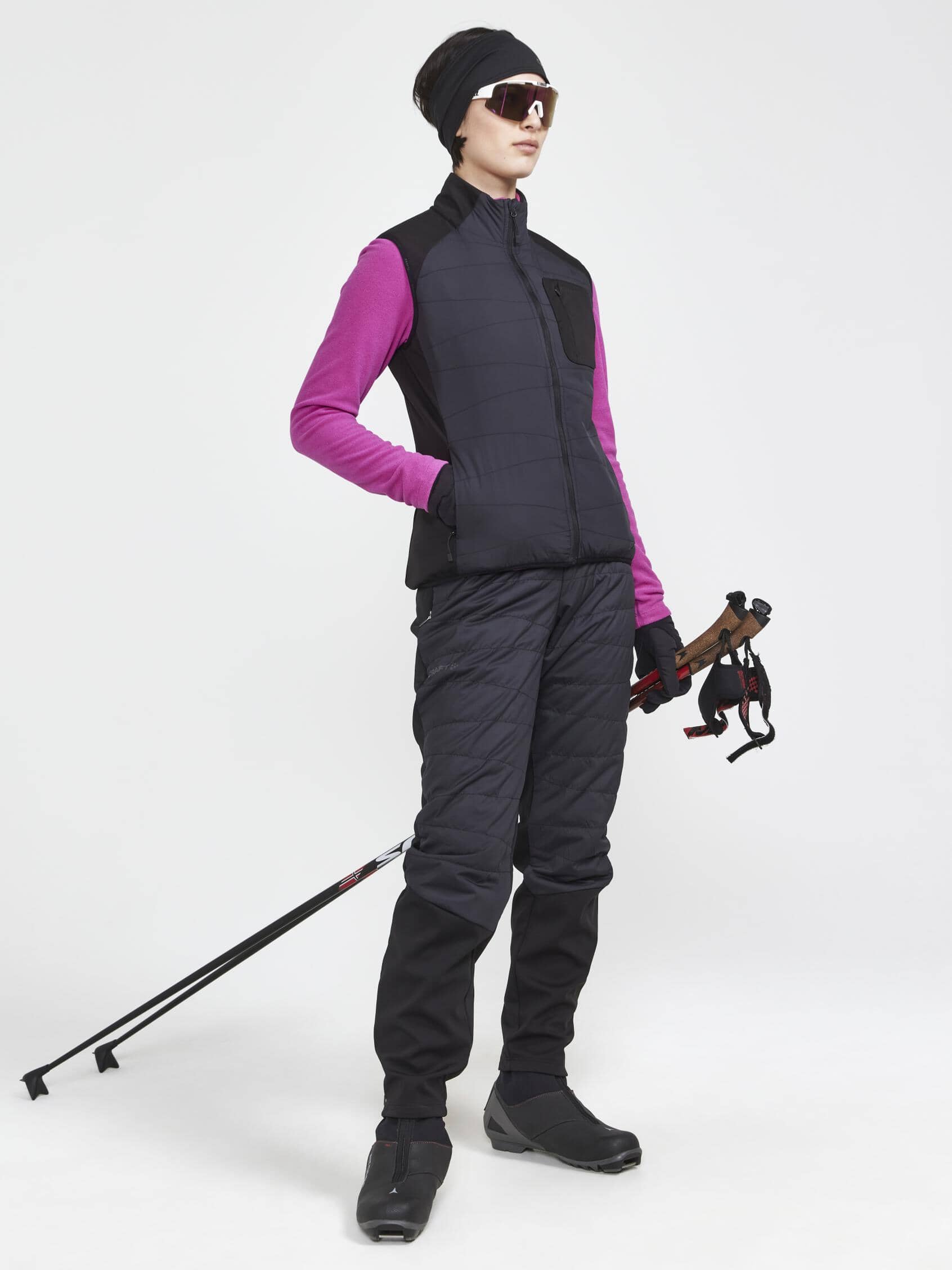 Women's Core XC Training Insulate Vest - Black - Image 4