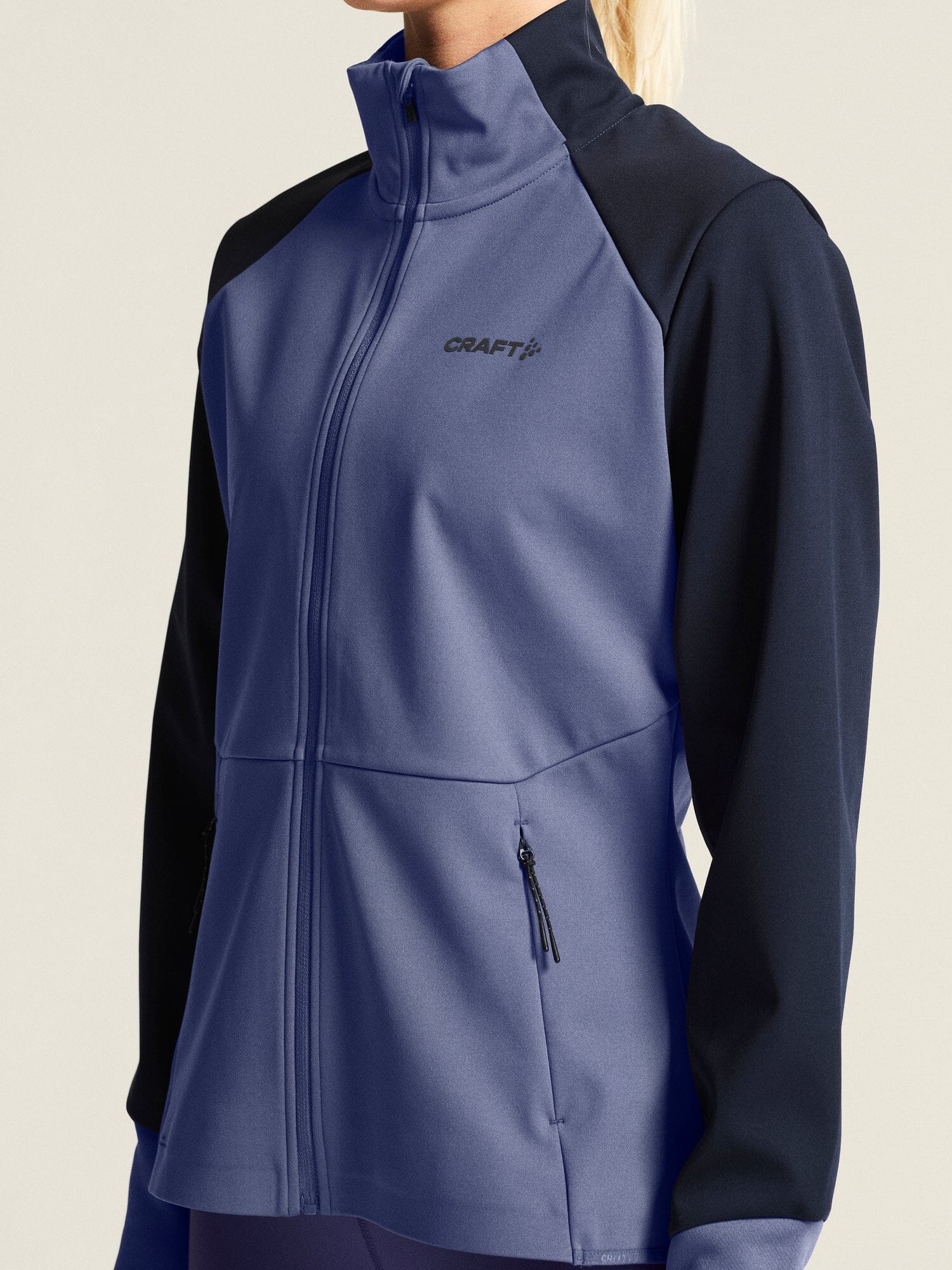 Women's Core XC Training Jacket - Aerinite/Blaze - Image 3