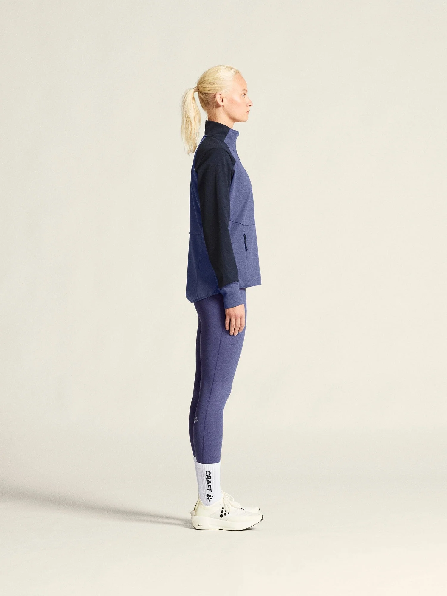 Women's Core XC Training Jacket - Aerinite/Blaze - Image 5