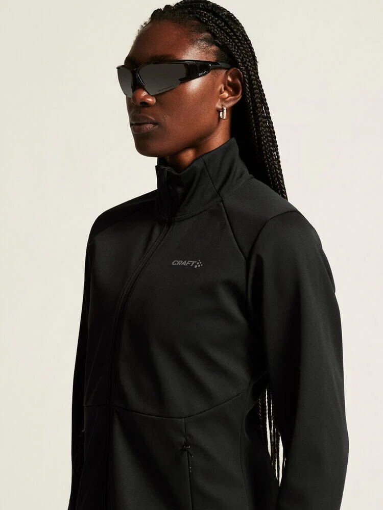 Women's Core XC Training Jacket - Black - Image 5