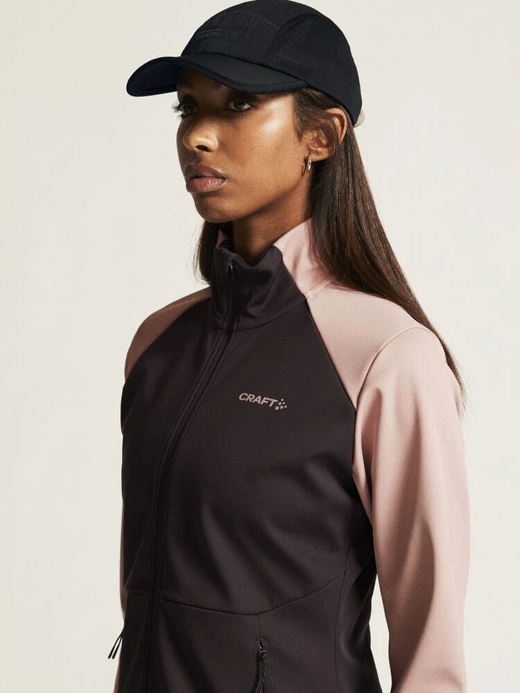 Women's Core XC Training Jacket - DK Plum/Charm - Image 3