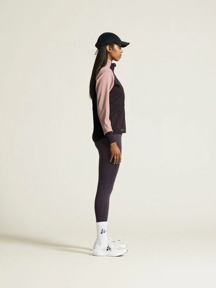 Women's Core XC Training Jacket - DK Plum/Charm - Image 6