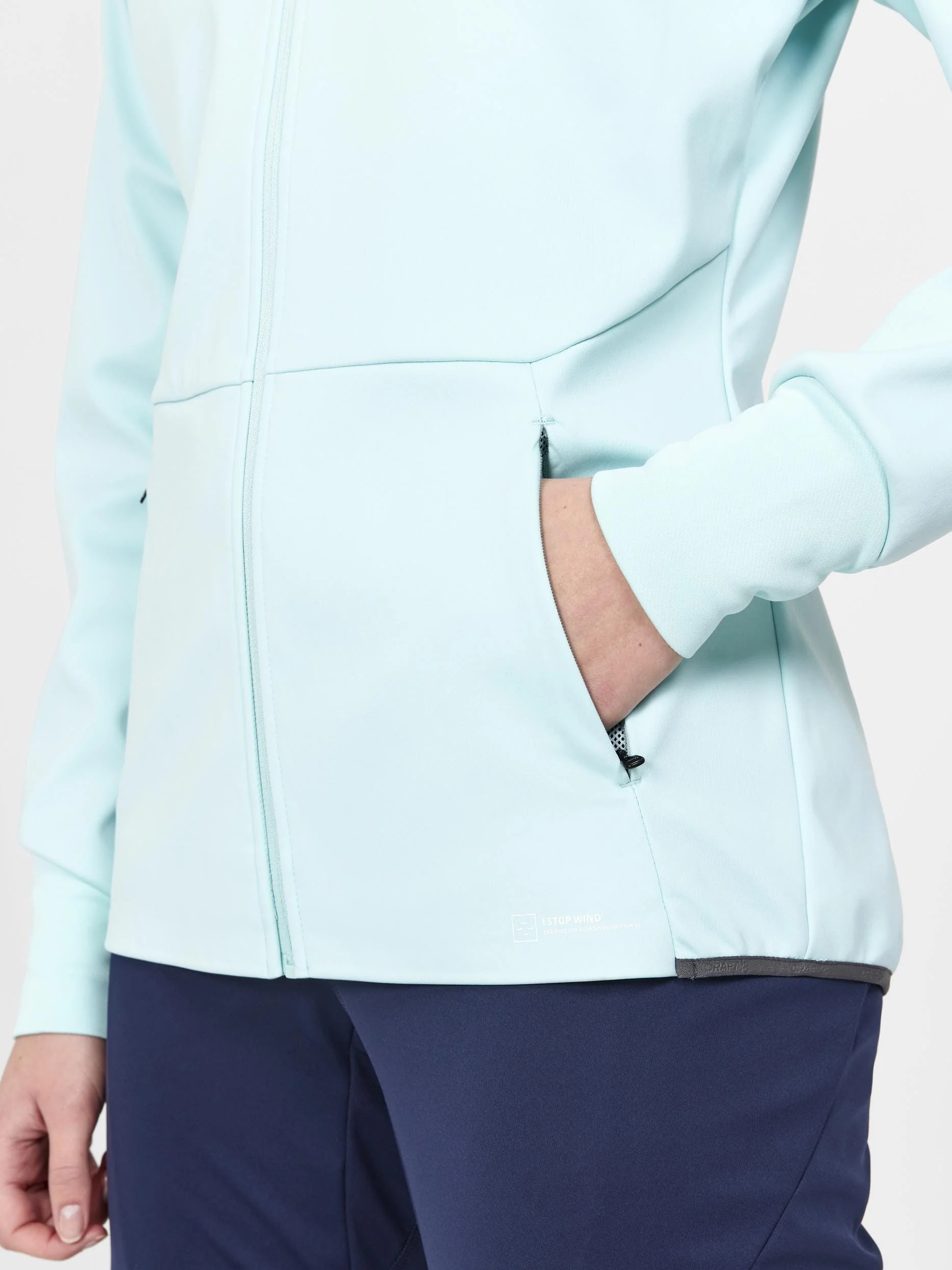 Women's Core XC Training Jacket - Ice - Image 4