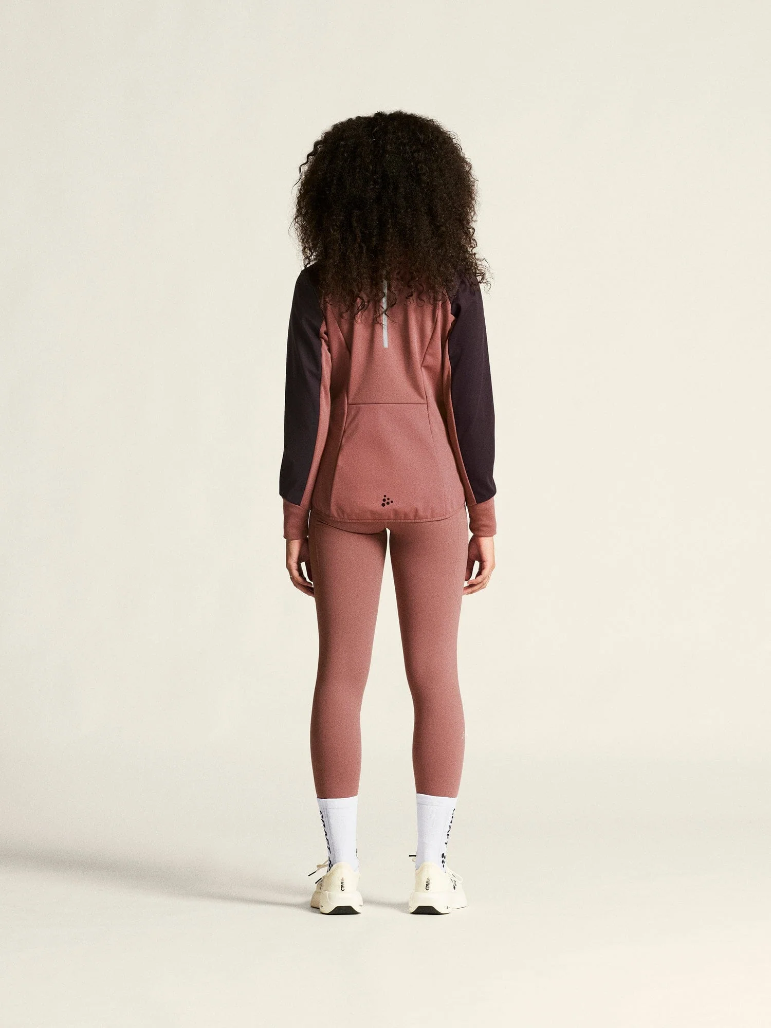 Women's Core XC Training Jacket - Rose Brown/DK Plum - Image 7