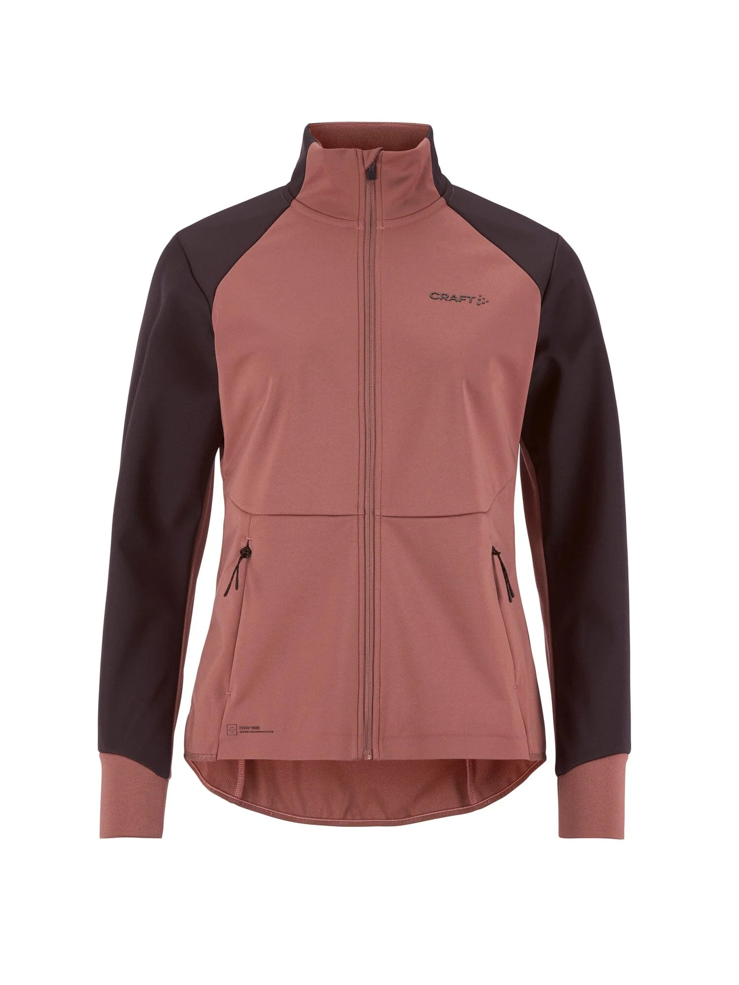 Women's Core XC Training Jacket - Rose Brown/DK Plum - Image 8