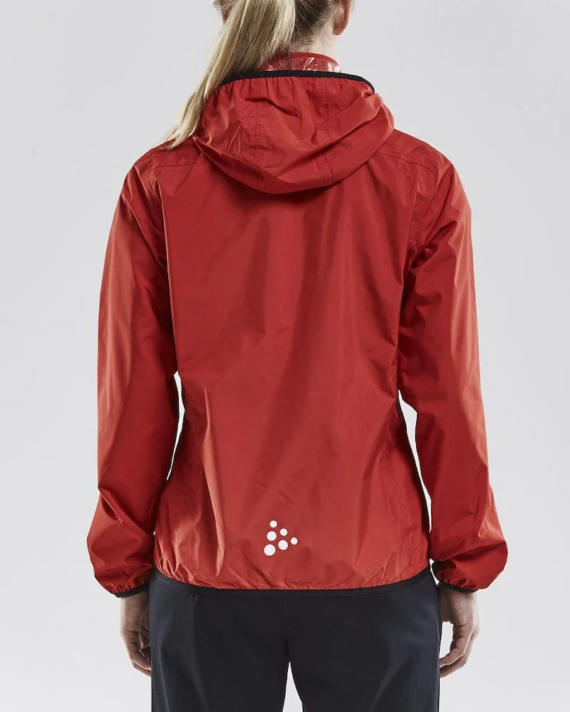 Women's Craft Jacket Rain - BRIGHT RED - Image 2