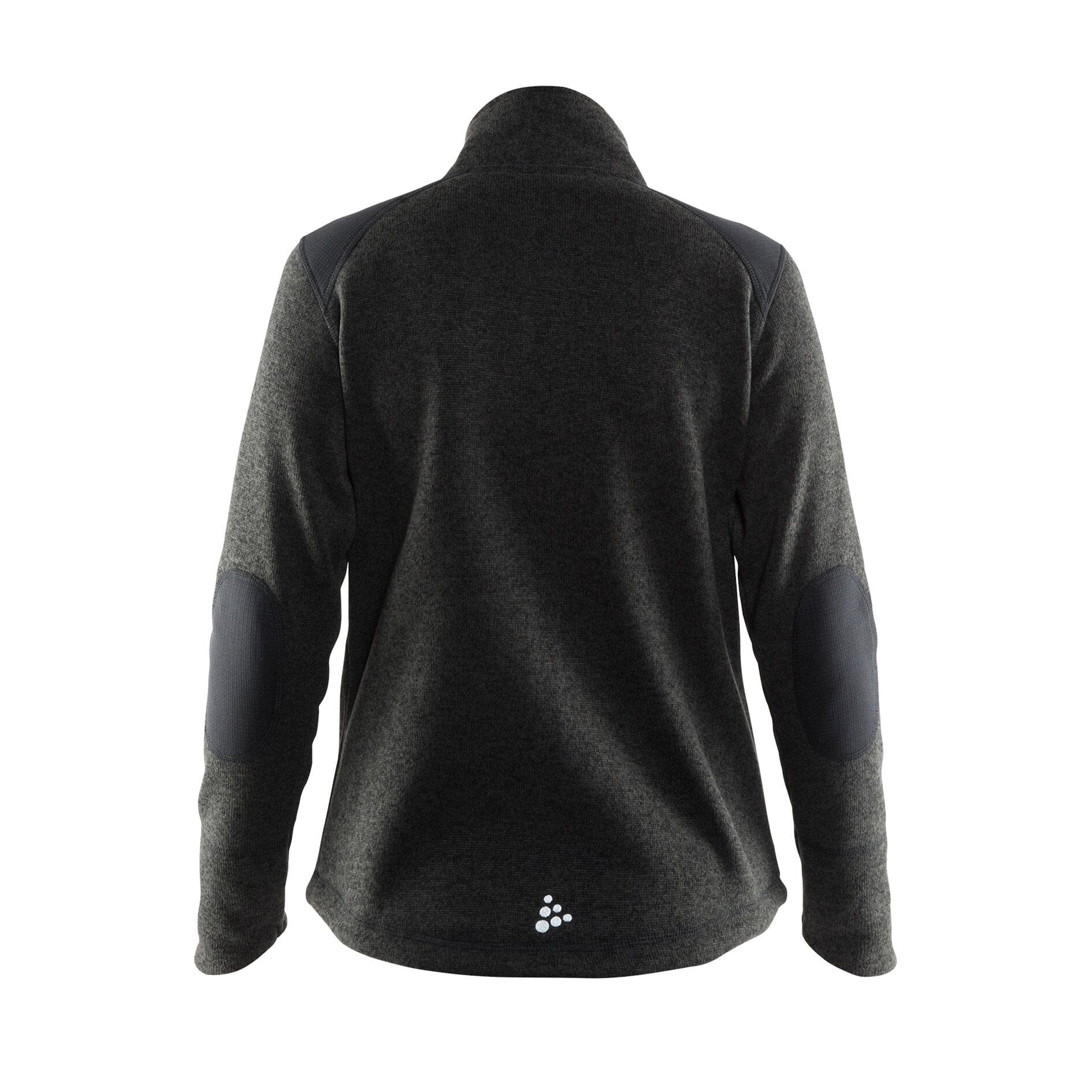 Women's Craft Noble Zip Fleece Jacket - BLACK/PLATINUM - Image 2