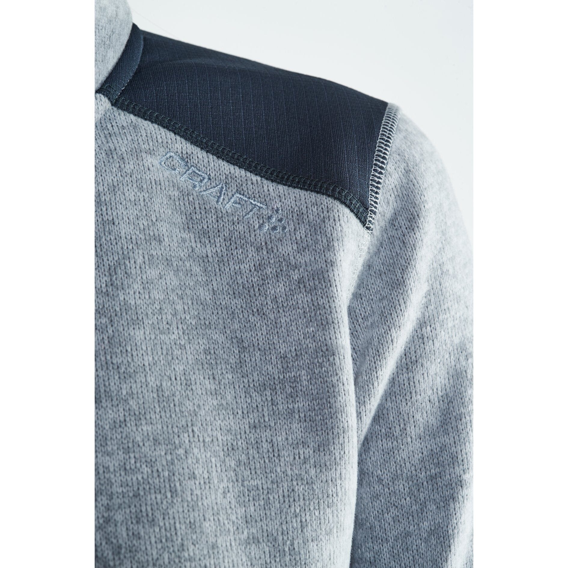 Women's Craft Noble Zip Fleece Jacket - GREY - Image 3