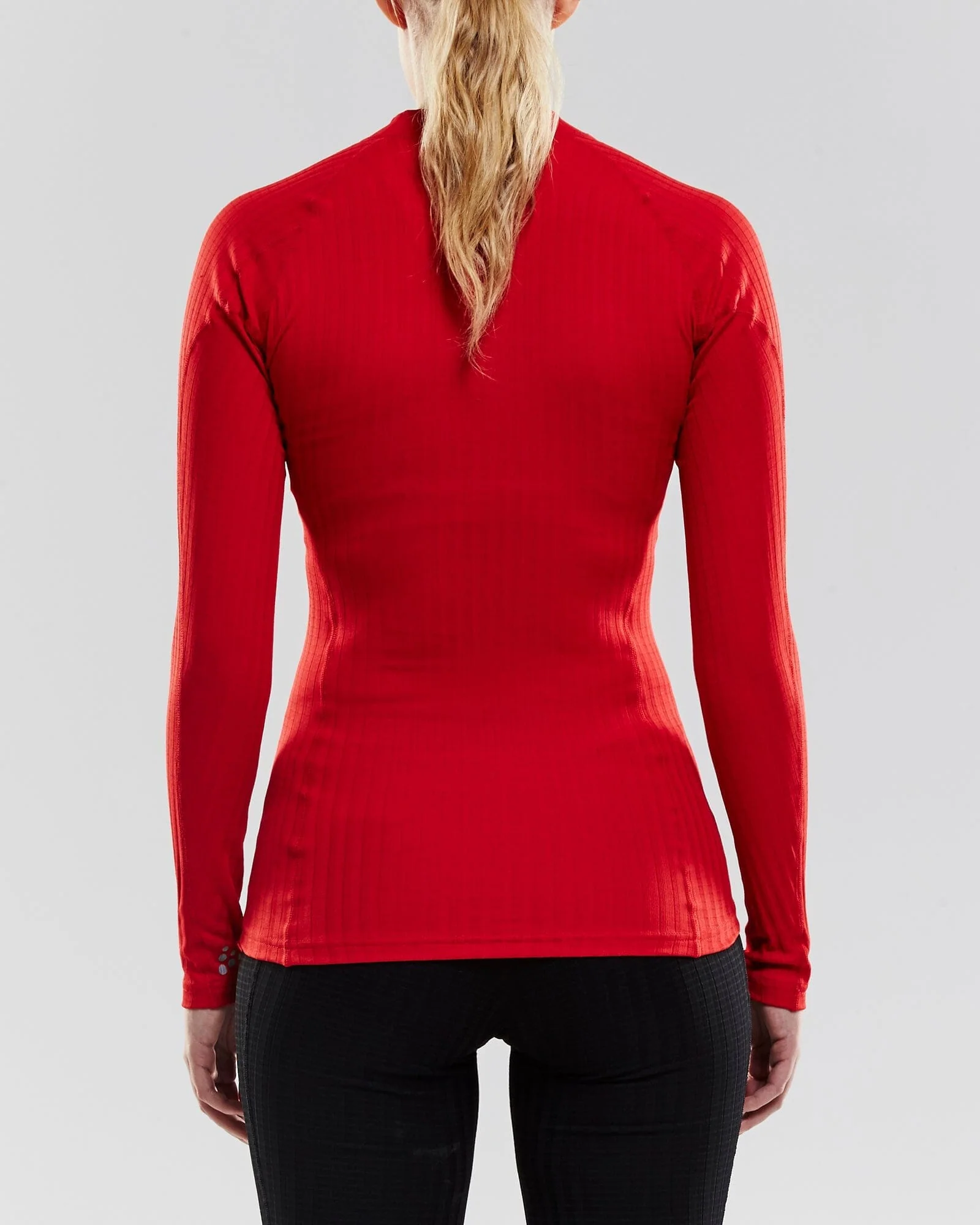 Women's Craft Progress Baselayer CN - BRIGHT RED - Image 4