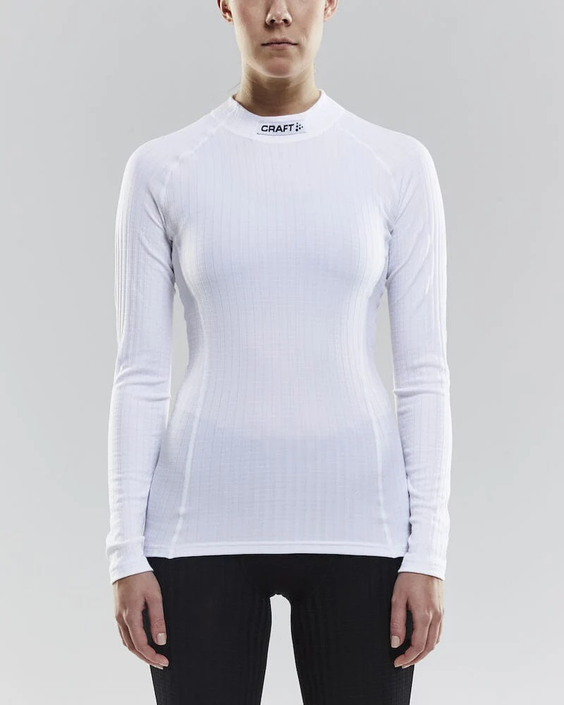 Women's Craft Progress Baselayer CN - WHITE - Image 3