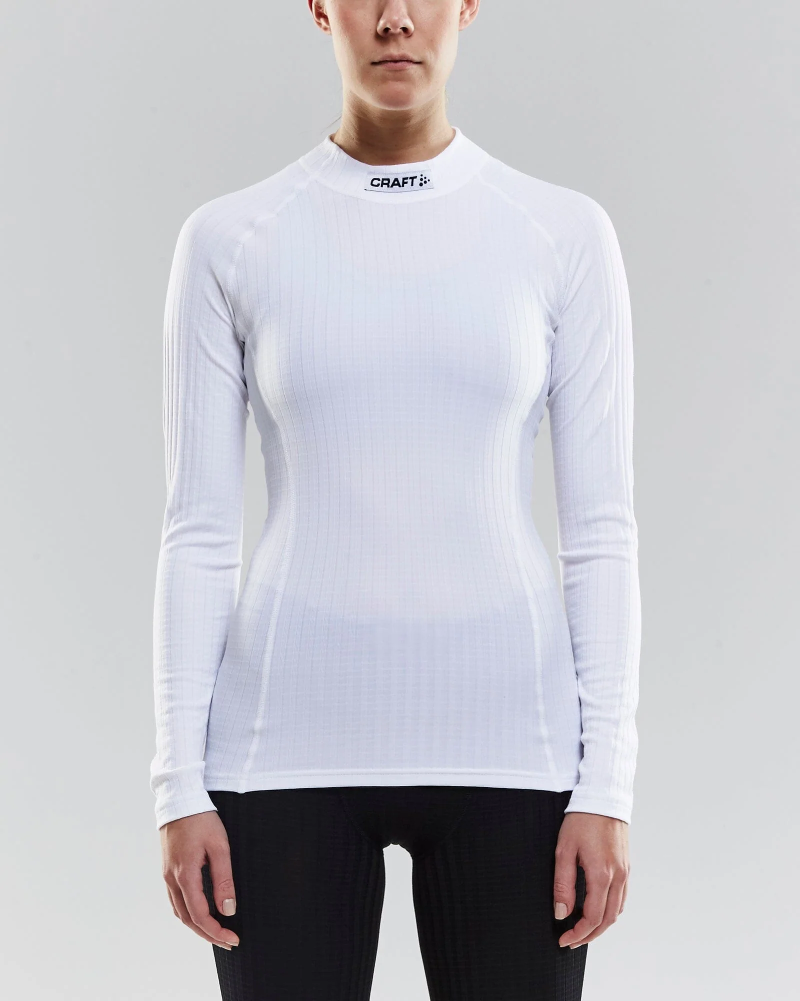 Women's Craft Progress Baselayer CN - WHITE - Image 4