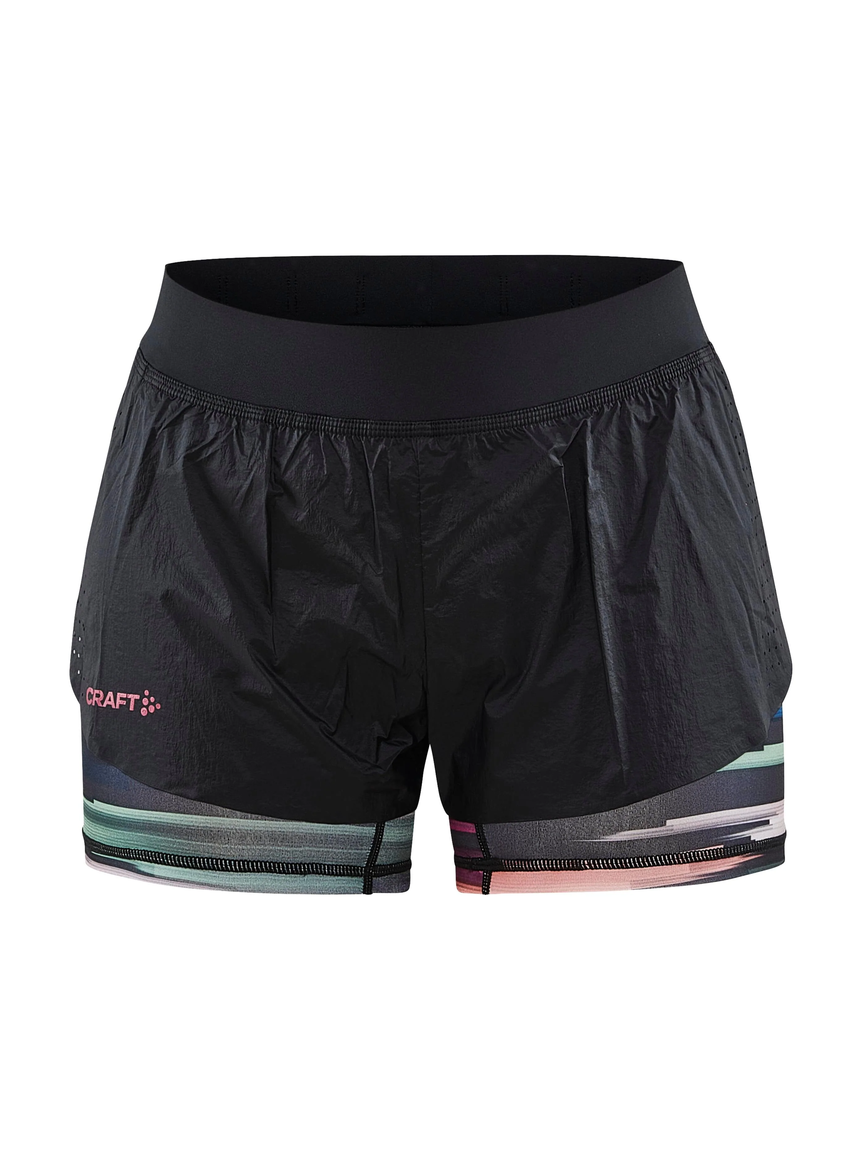 Women's CTM Distance 2In1 Running Shorts - MULTI-ROXO - Image 6