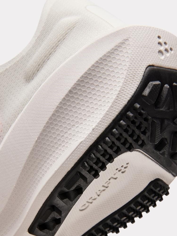 Women's CTM Ultra 3 Running Shoe - Ash White/ Shock - Image 6