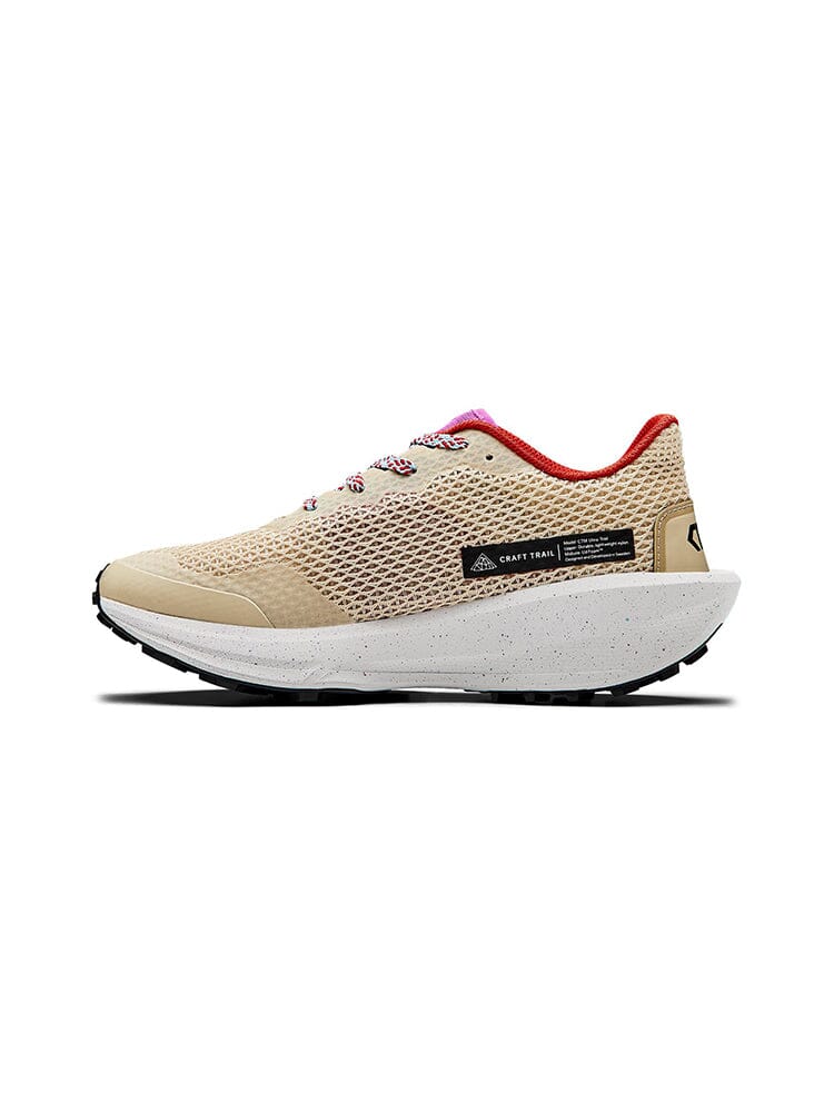 Women's CTM Ultra Trail Running Shoes - Ecru/Drake - Image 2