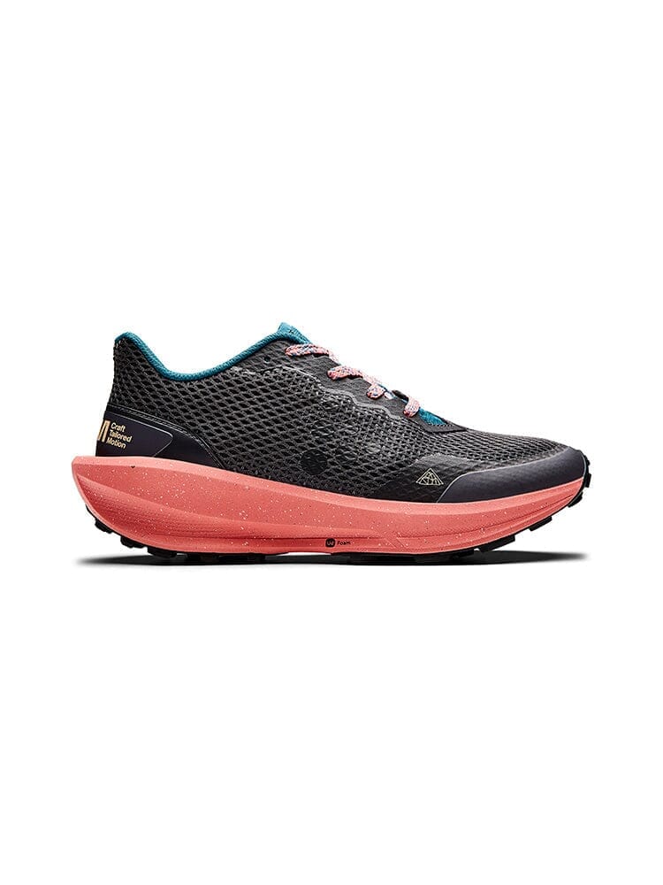 Women's CTM Ultra Trail Running Shoes - Granite/Coral