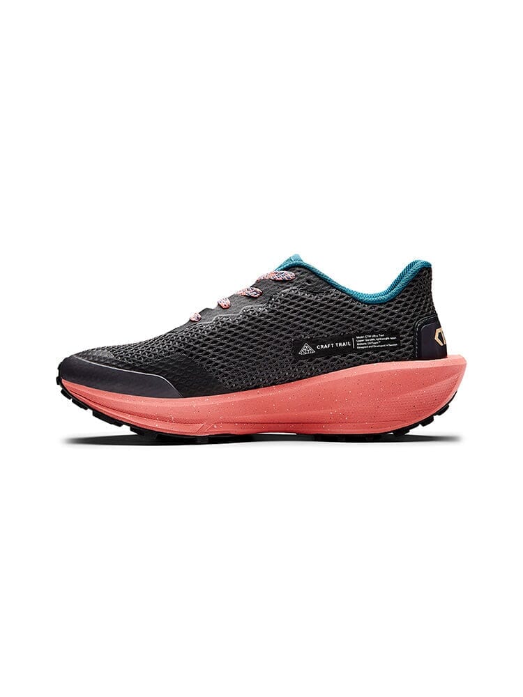 Women's CTM Ultra Trail Running Shoes - Granite/Coral - Image 2