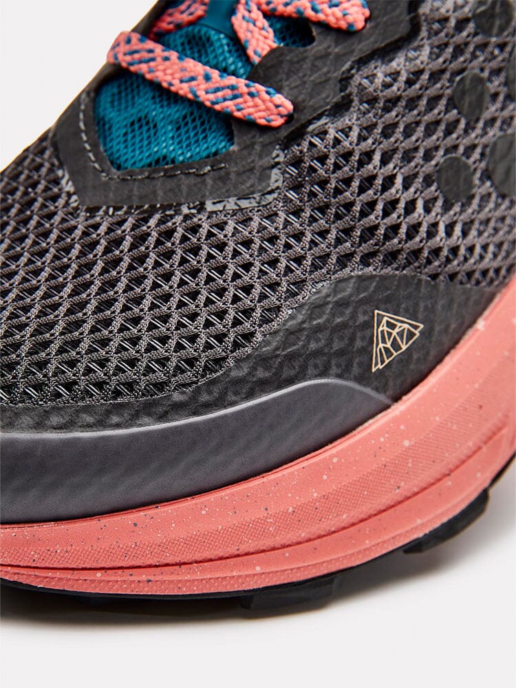 Women's CTM Ultra Trail Running Shoes - Granite/Coral - Image 3