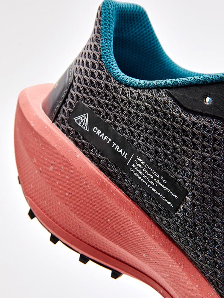 Women's CTM Ultra Trail Running Shoes - Granite/Coral - Image 4