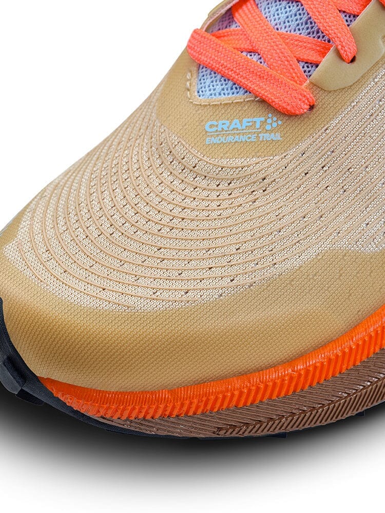 Women's Endurance Trail Running Shoe - Ecru/Roots - Image 3