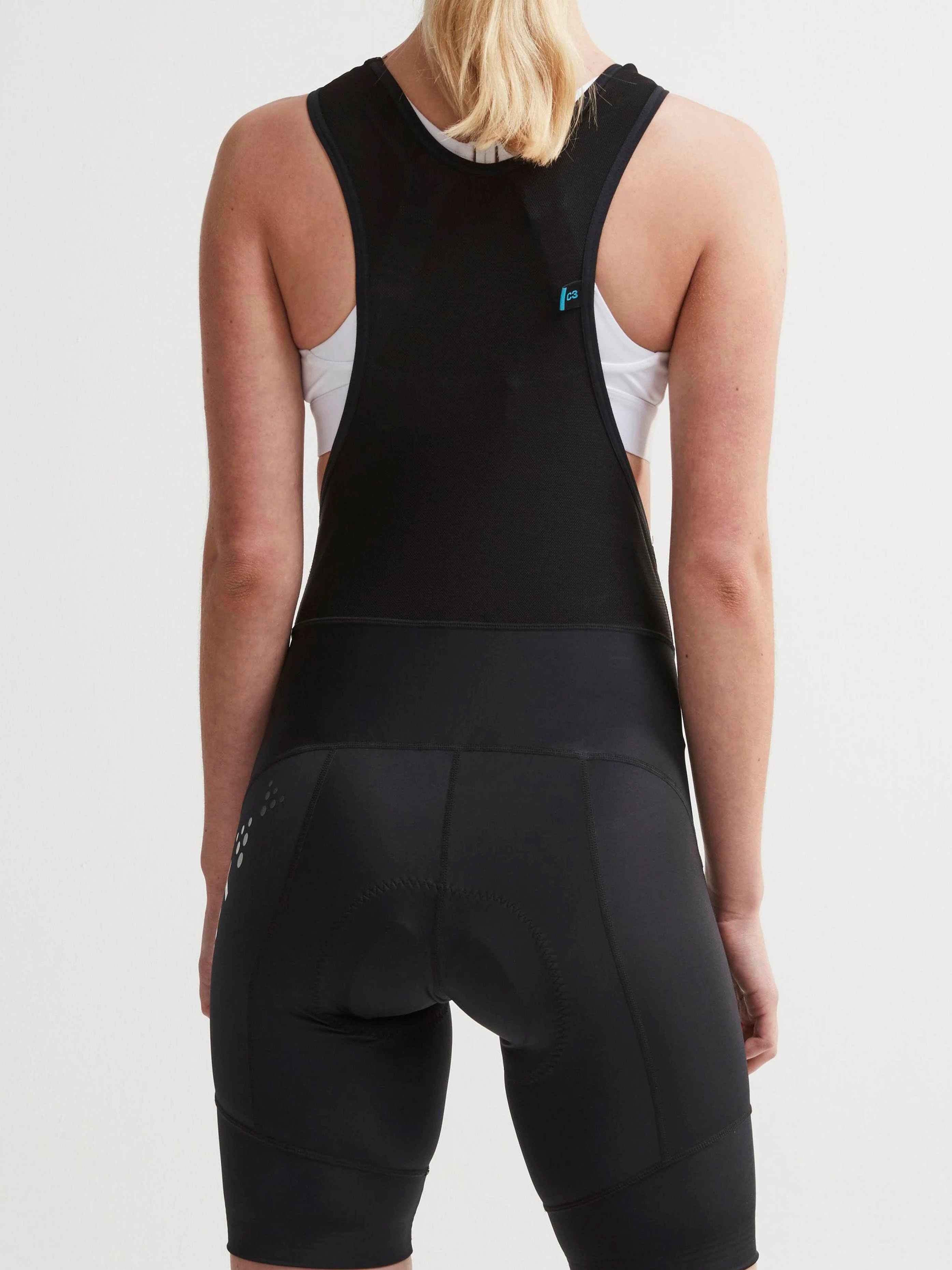 Women's Essence Cycling Bib Shorts - Black - Image 2
