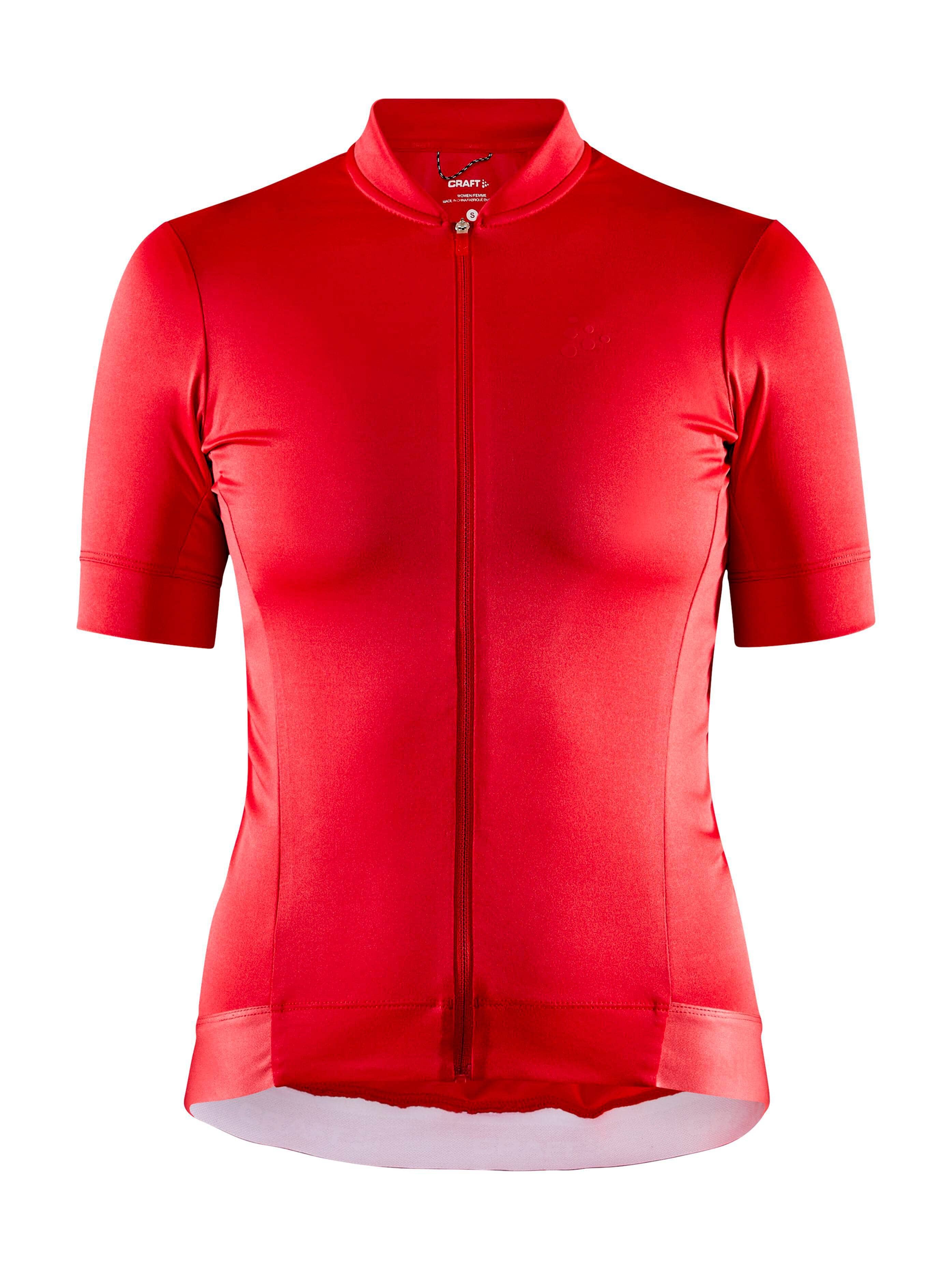 Women's Essence Cycling Jersey - BRIGHT RED - Image 6