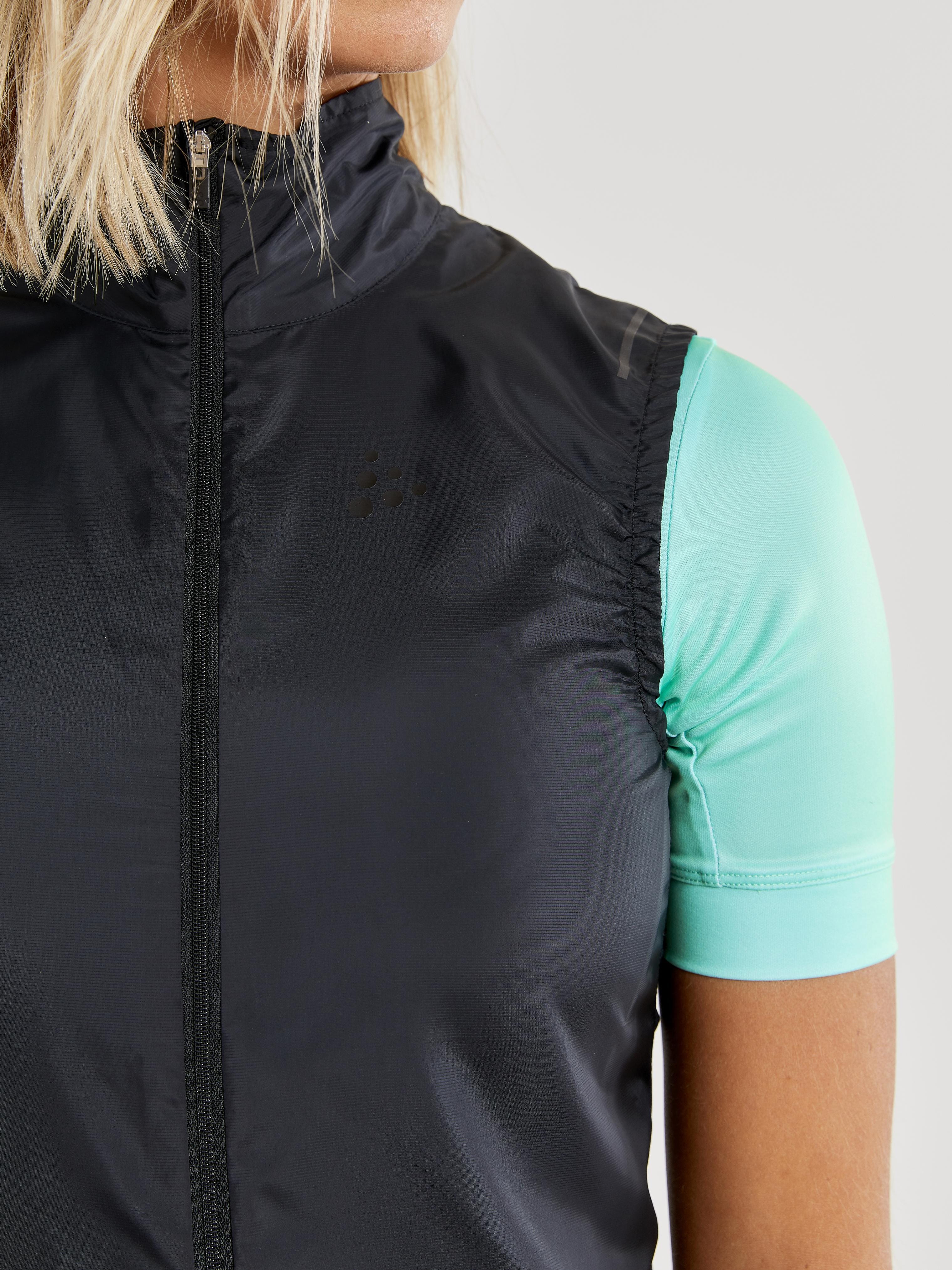 Women's Essence Light Wind Cycling Vest - Black - Image 4