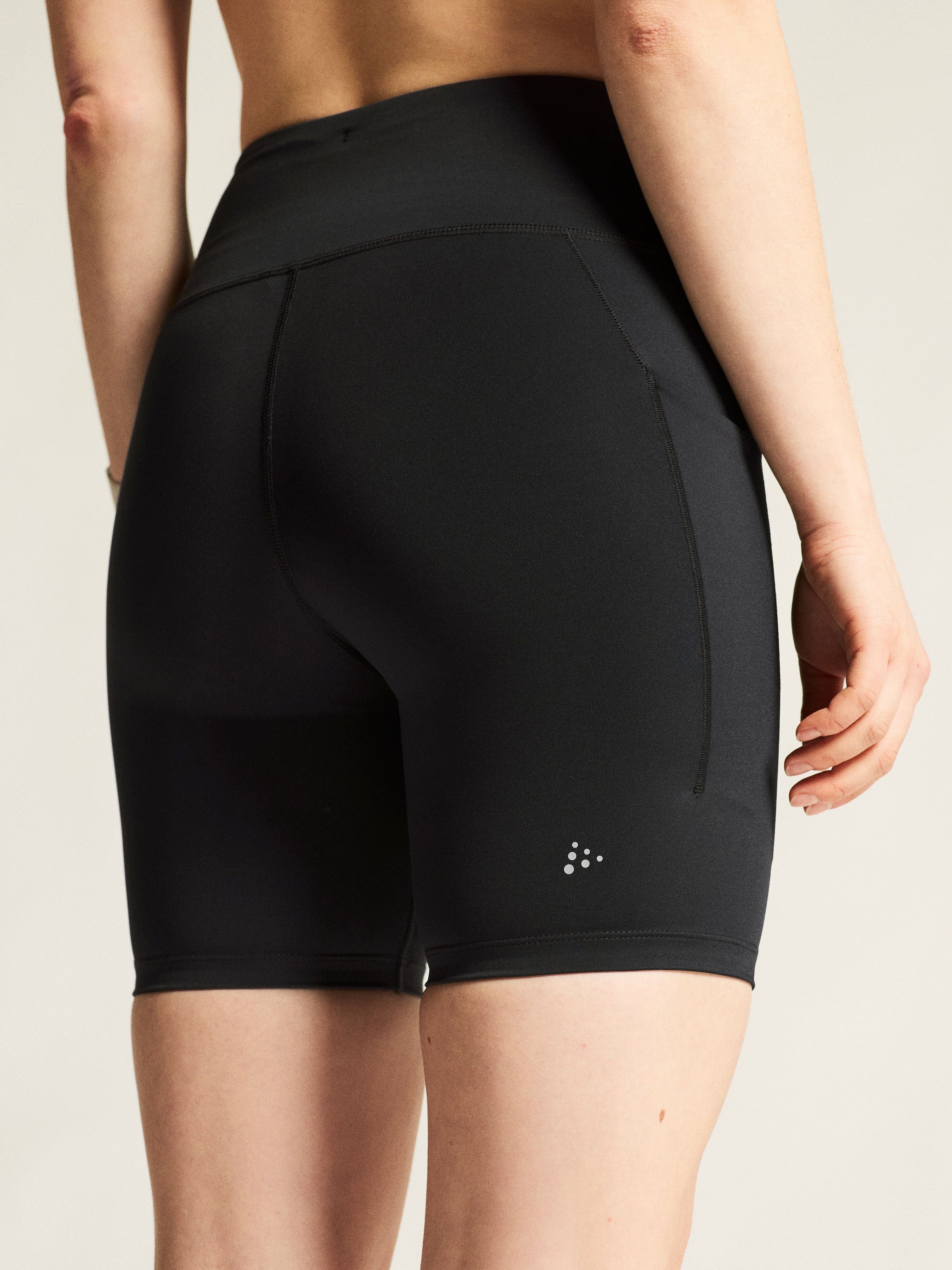 Women's Essence Short Tights 3 - Black - Image 4